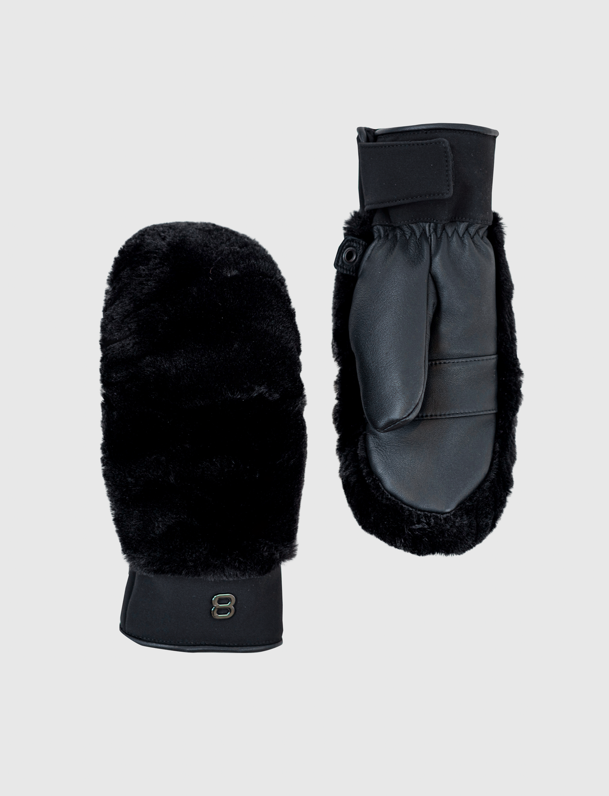 Fluffy 8 Wanten | Black