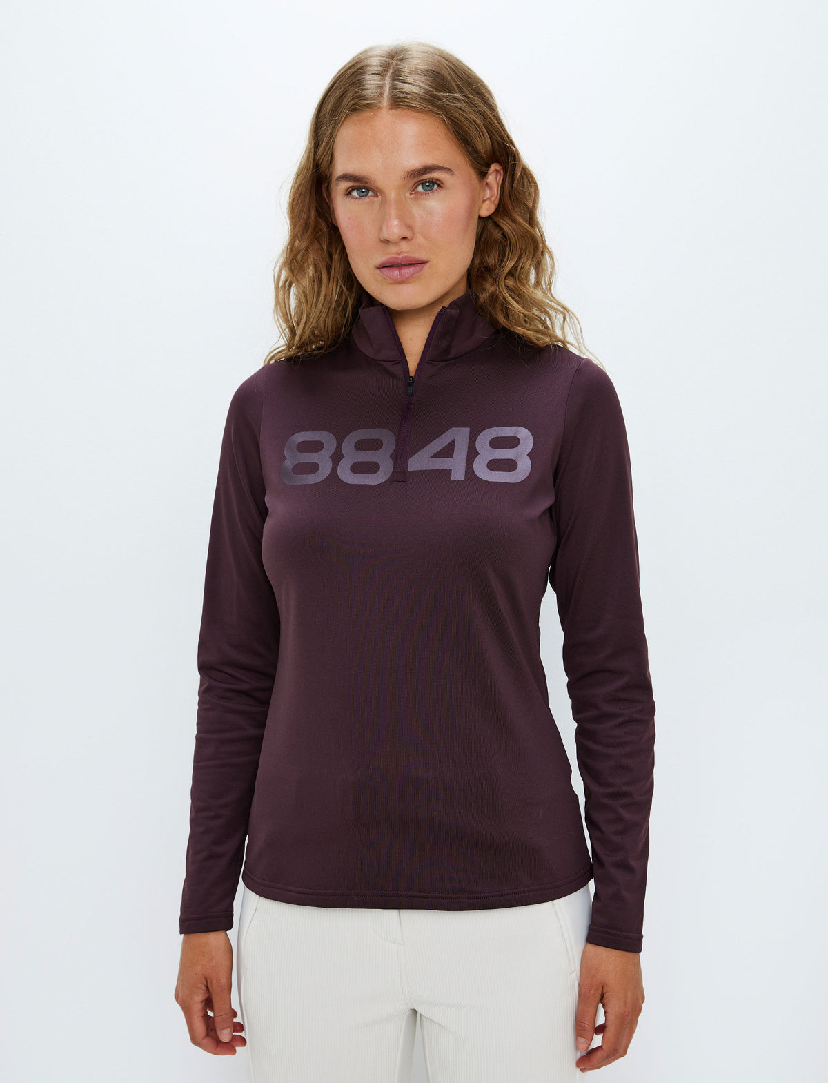 Fairlee 1/4 Zip Pully | Dk Burgundy