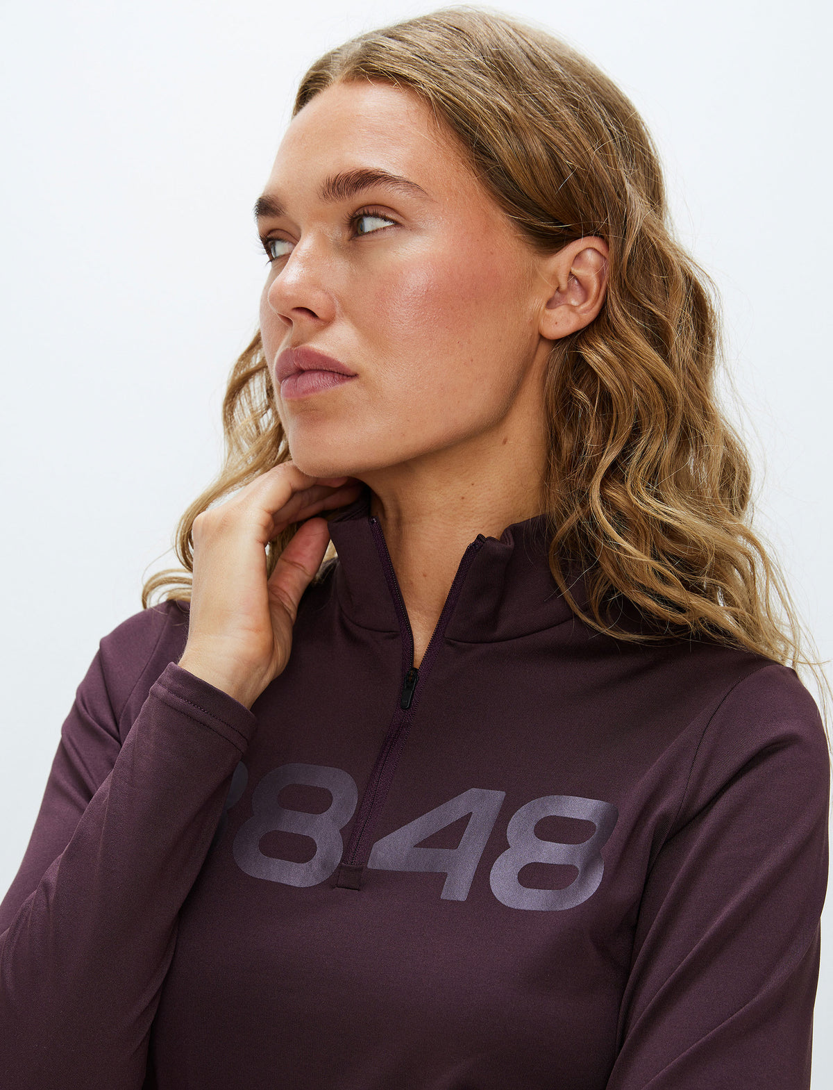 Fairlee 1/4 Zip Pully | Dk Burgundy