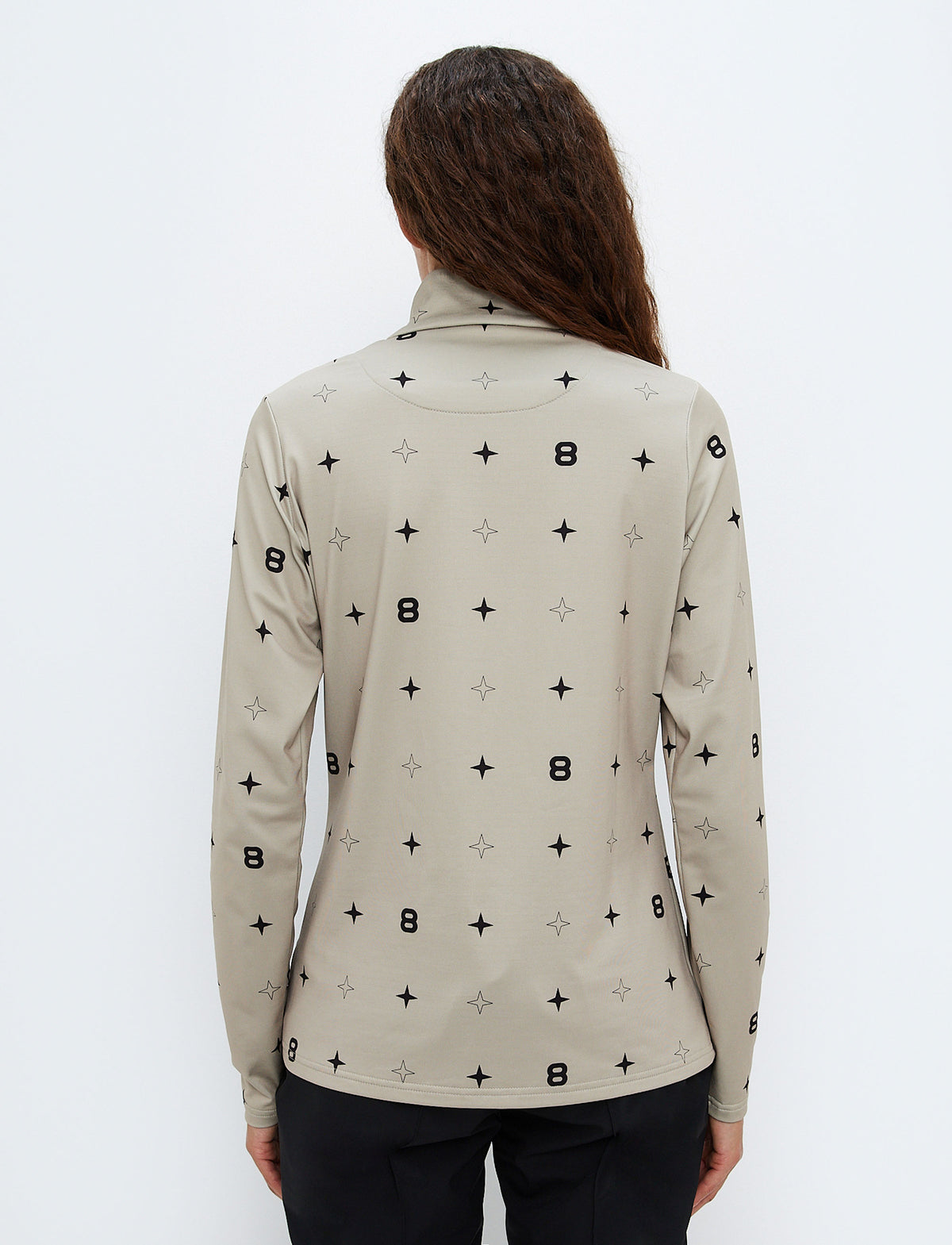 8848 Star 1/4 Zip Pully | Lt Beige