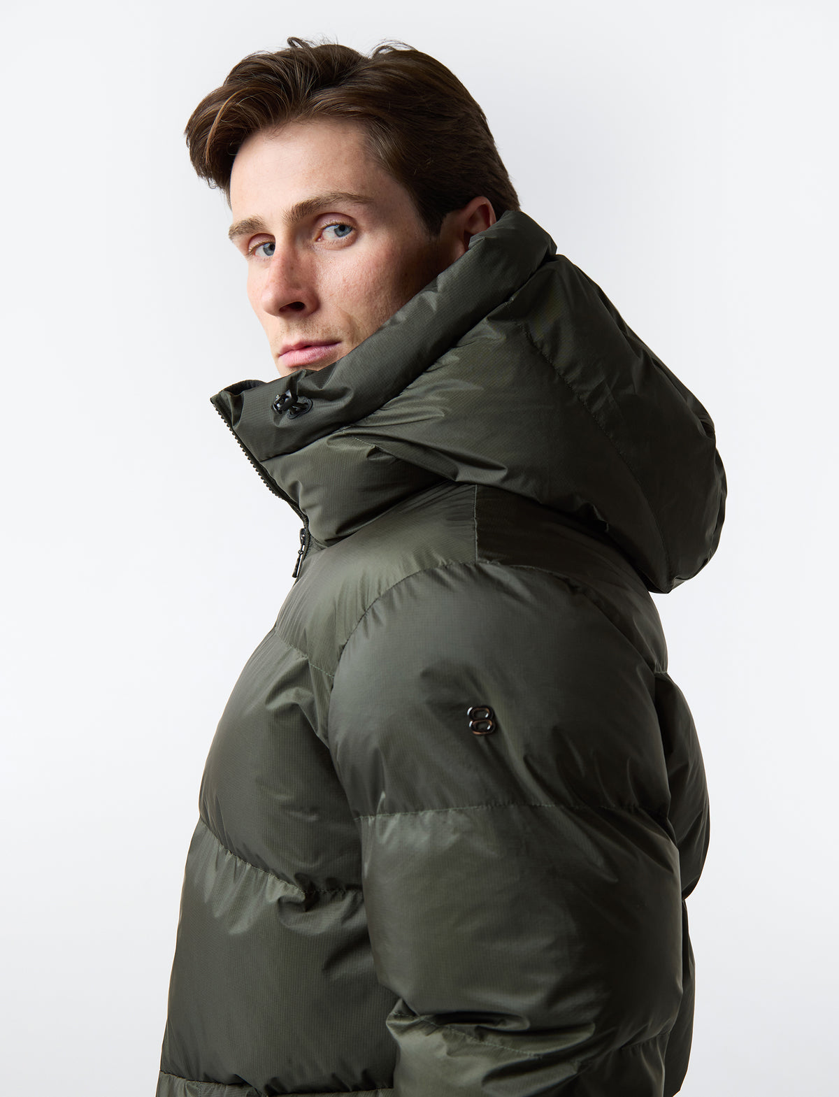 Logan Ski Puffer | Italian Green