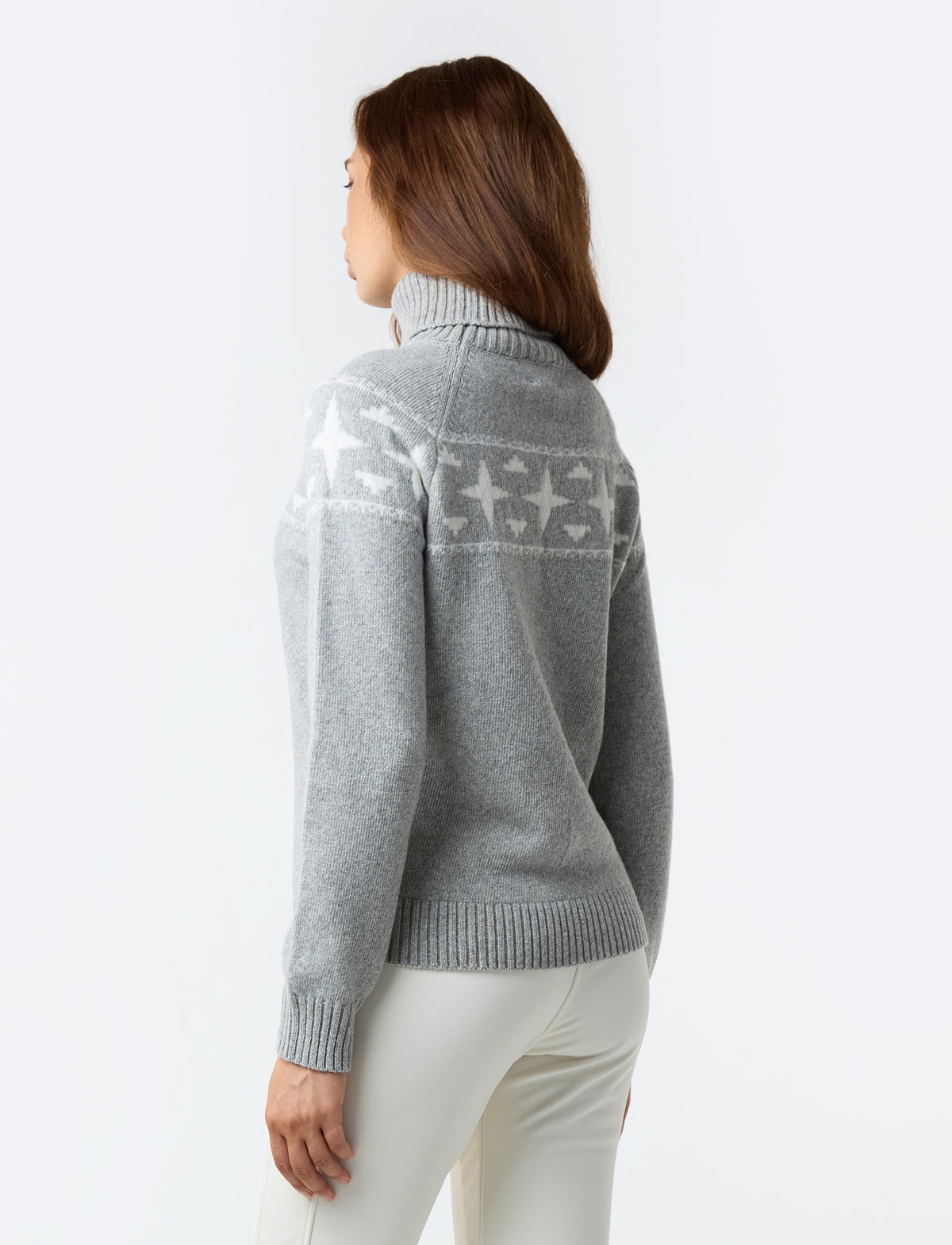 Sage Wollen Coltrui | Grey melange