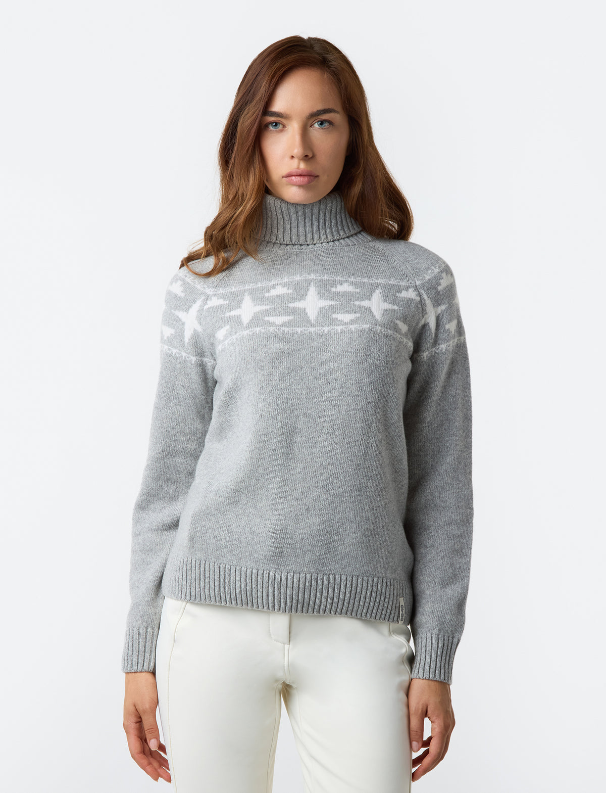 Sage Wollen Coltrui | Grey melange