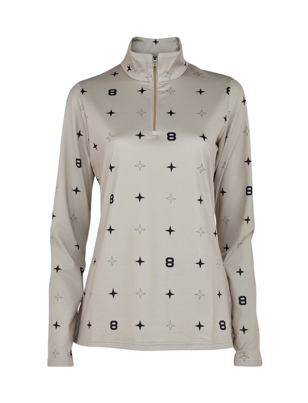 8848 Star 1/4 Zip Pullover | Lt Beige