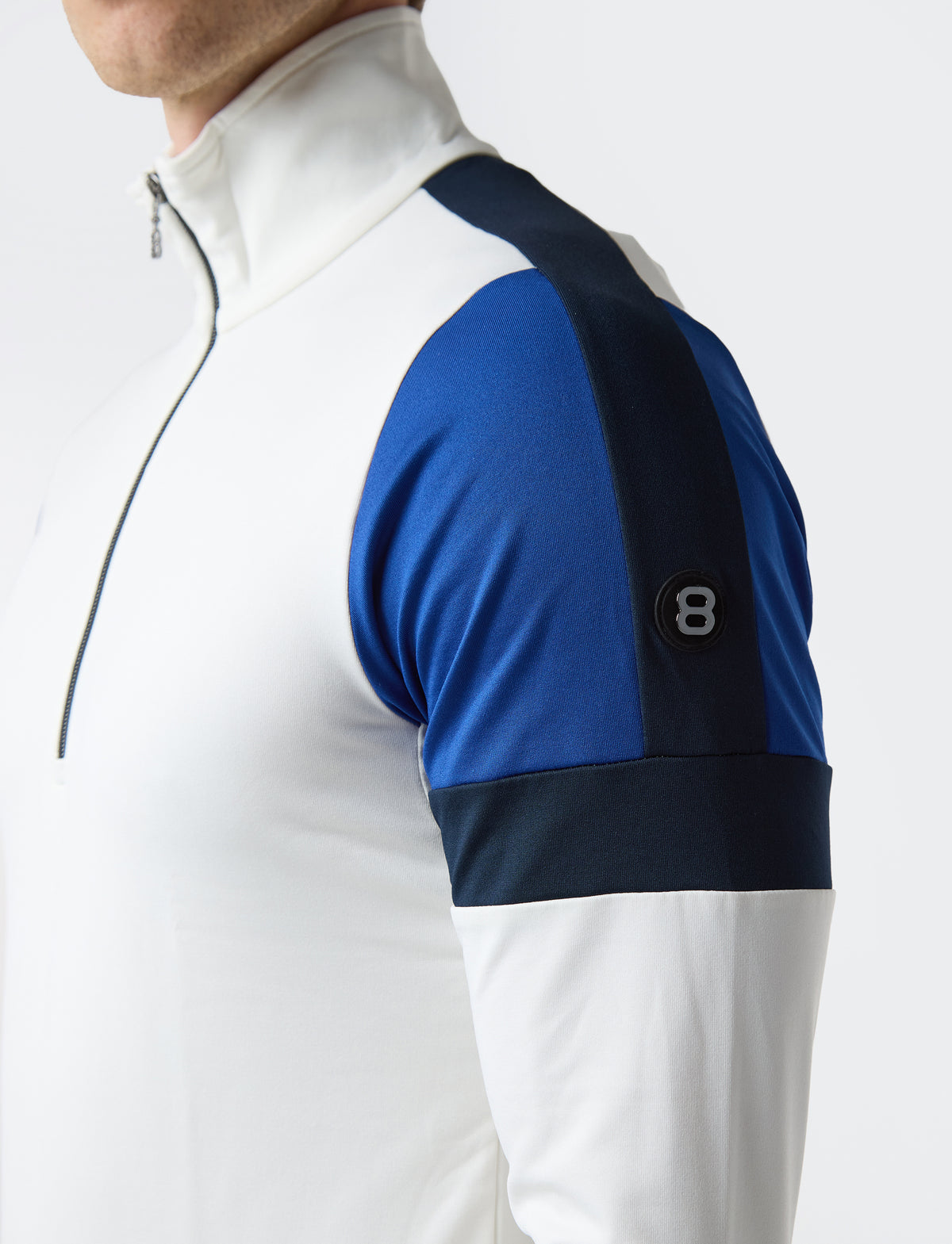 Tord 1/2 Zip Pully | Blanc