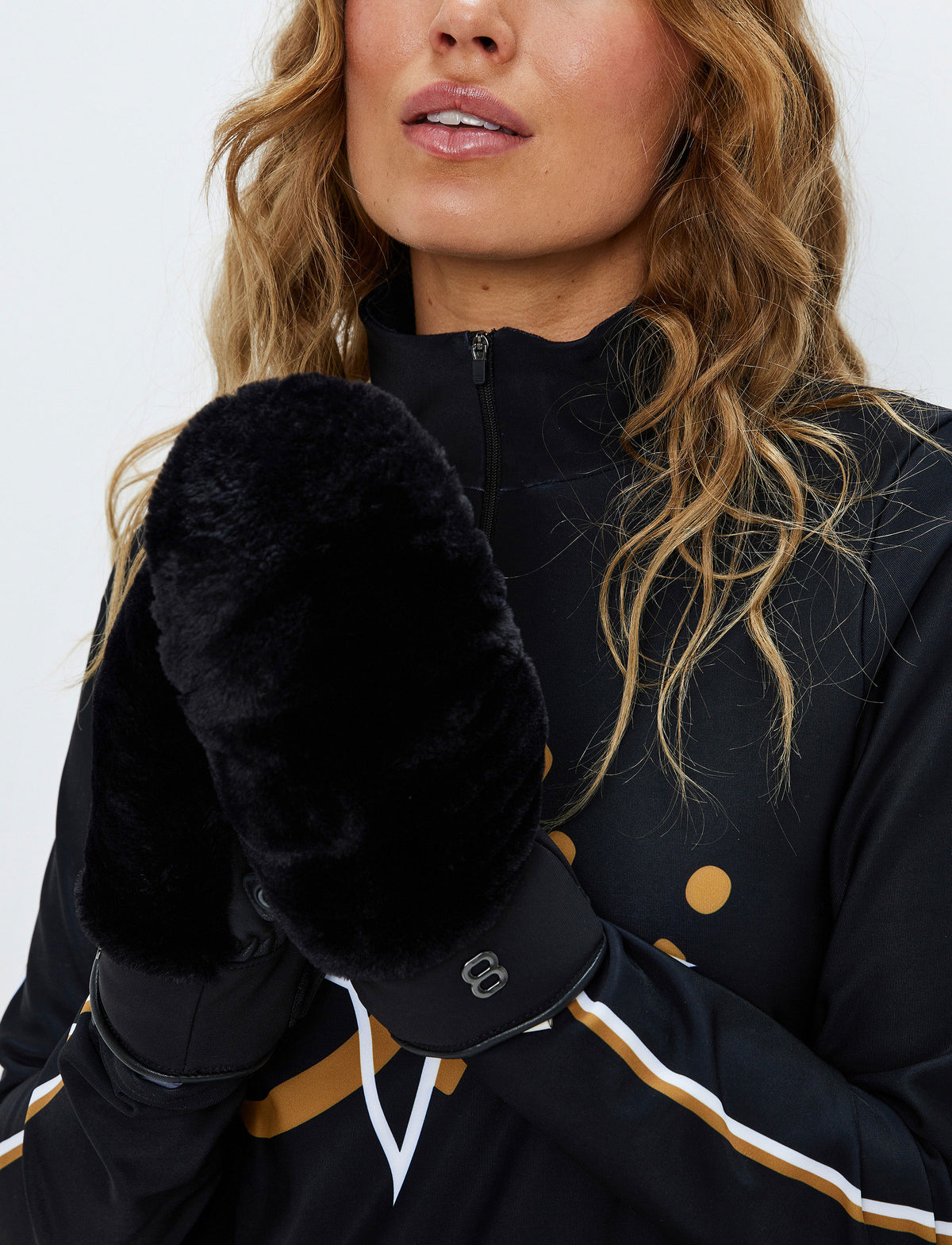 Fluffy 8 Wanten | Black