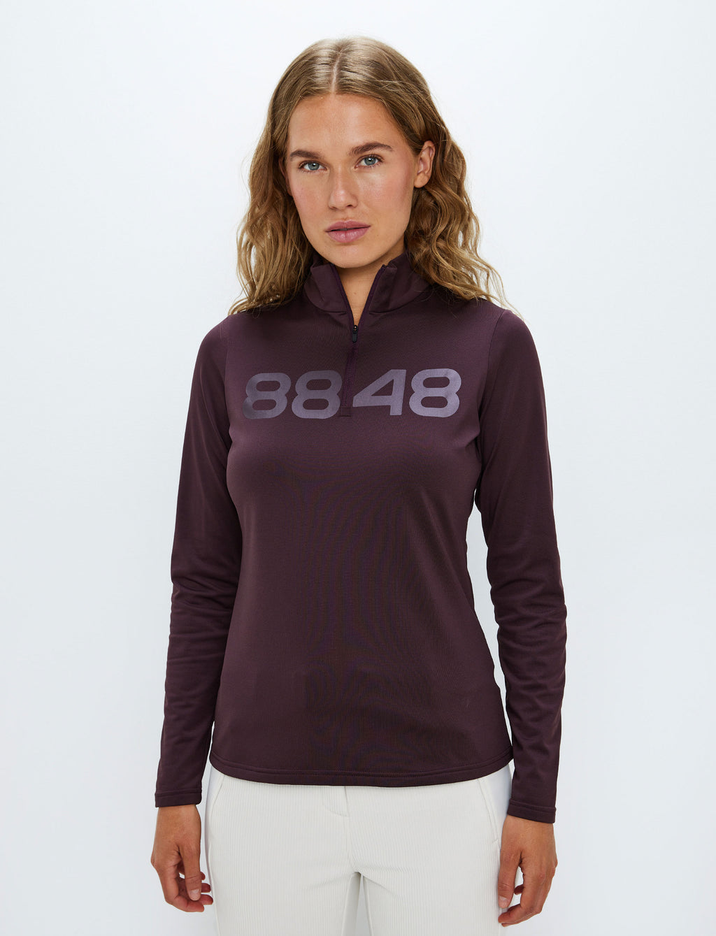 Fairlee W Sweat | Dk Burgundy