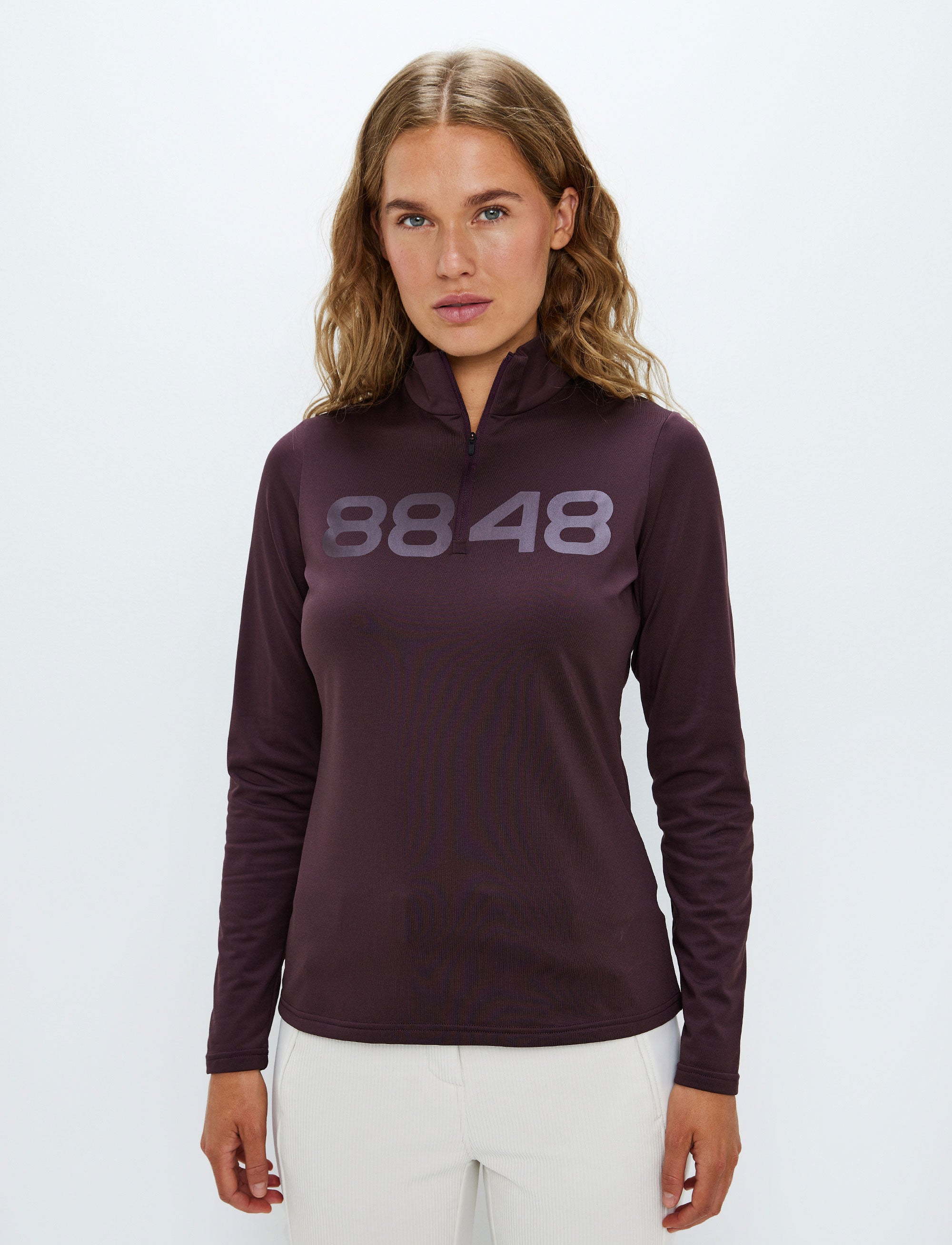 Fairlee W Sweat | Dk Burgundy
