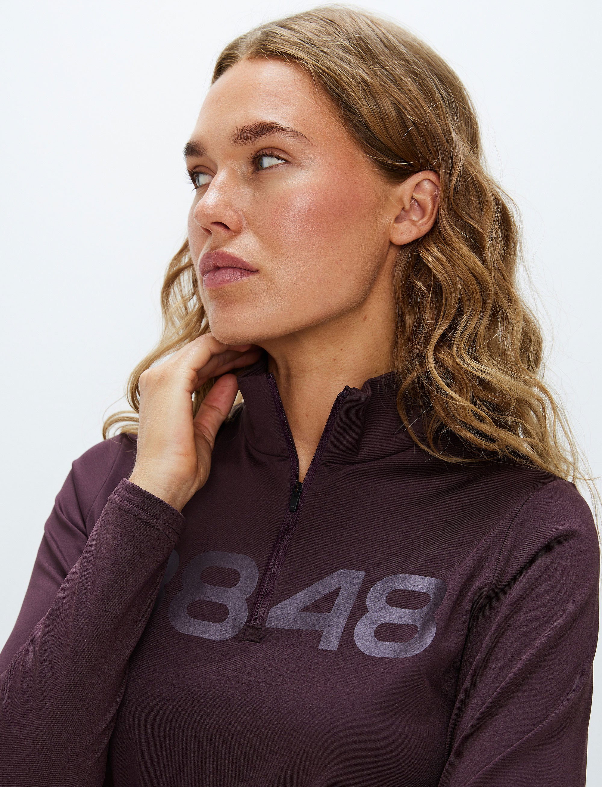Fairlee W Sweat | Dk Burgundy