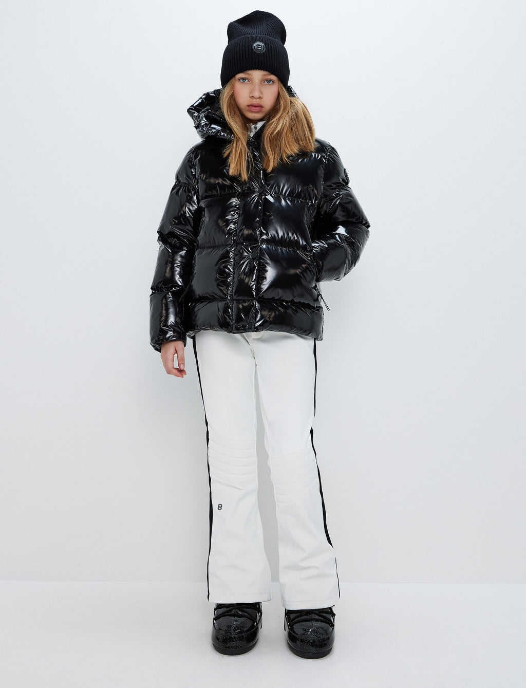 Saga Y Ski Jacket | Black Glossy