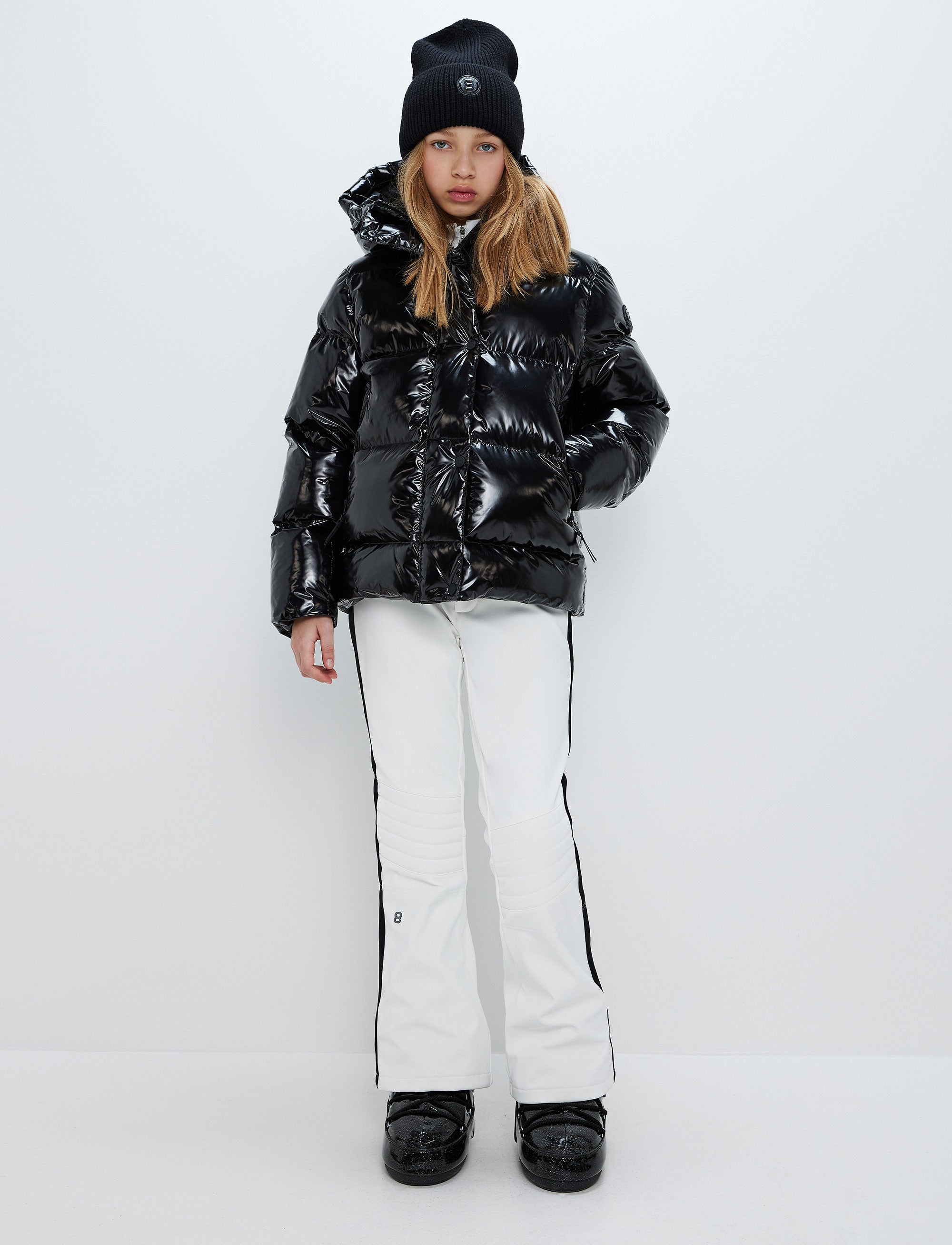 Saga Y Ski Jacket | Black Glossy