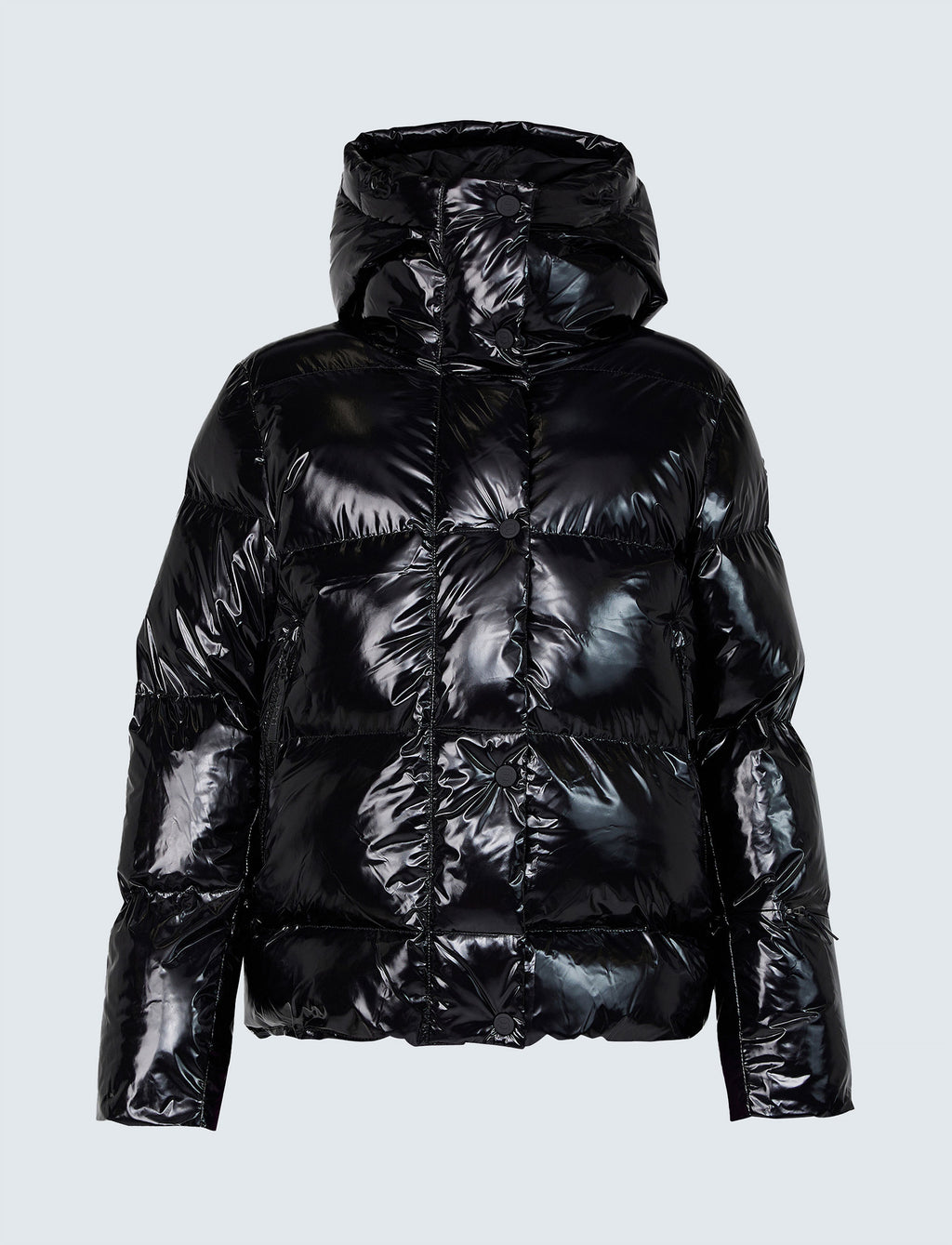 Saga Y Ski Jacket | Black Glossy