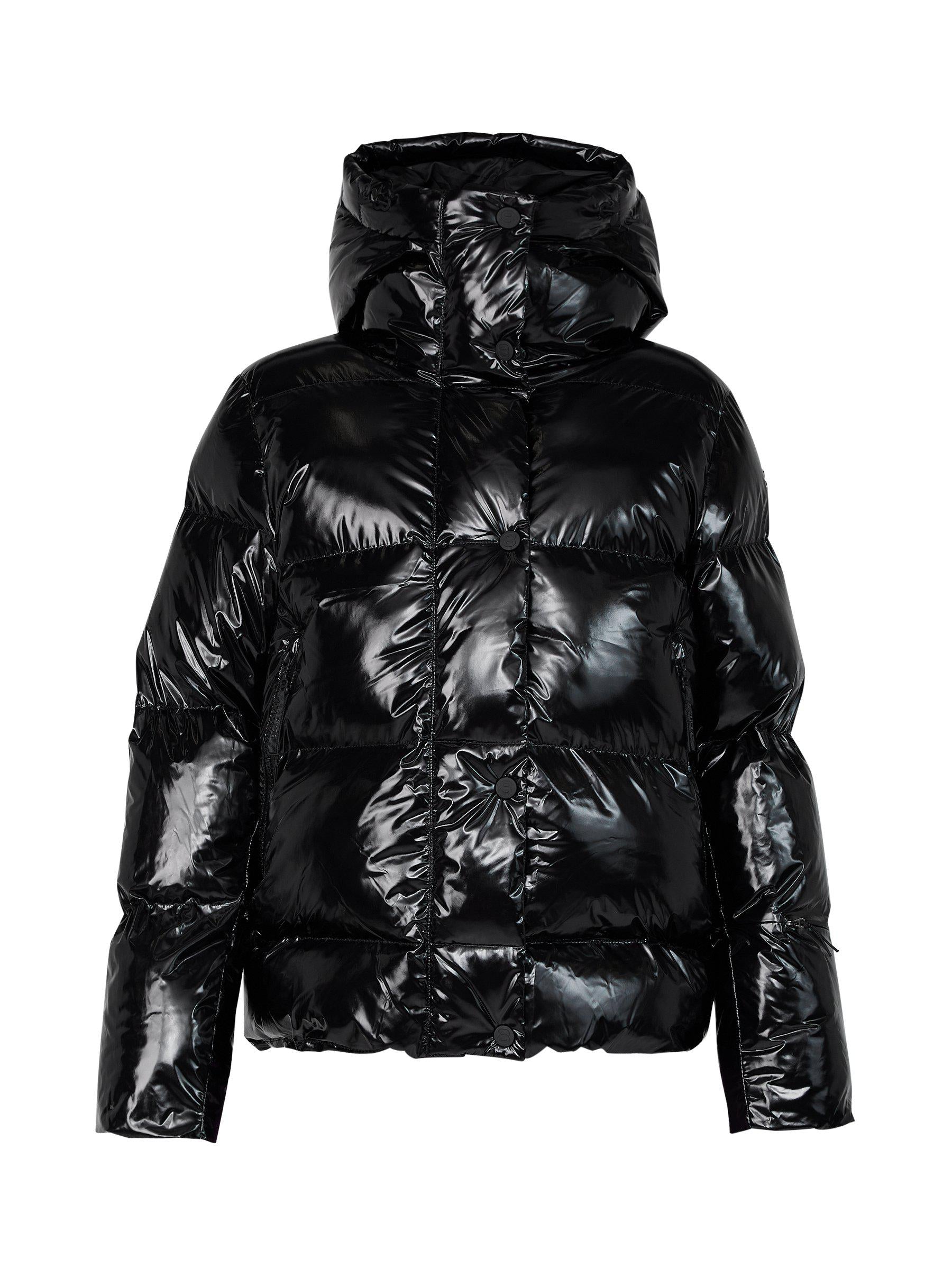 Saga Y Ski Jacket | Black Glossy