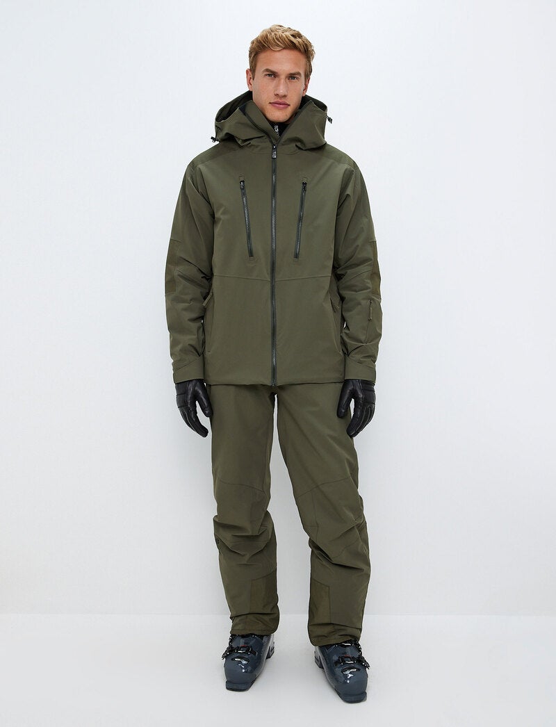 Dino 1/2 Zip Sweat - Army Green
