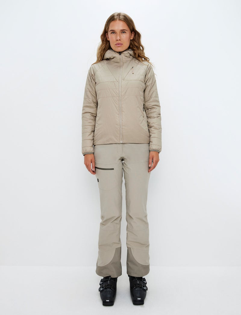 Chloe W Shell Pants - Lt Fallen Rock