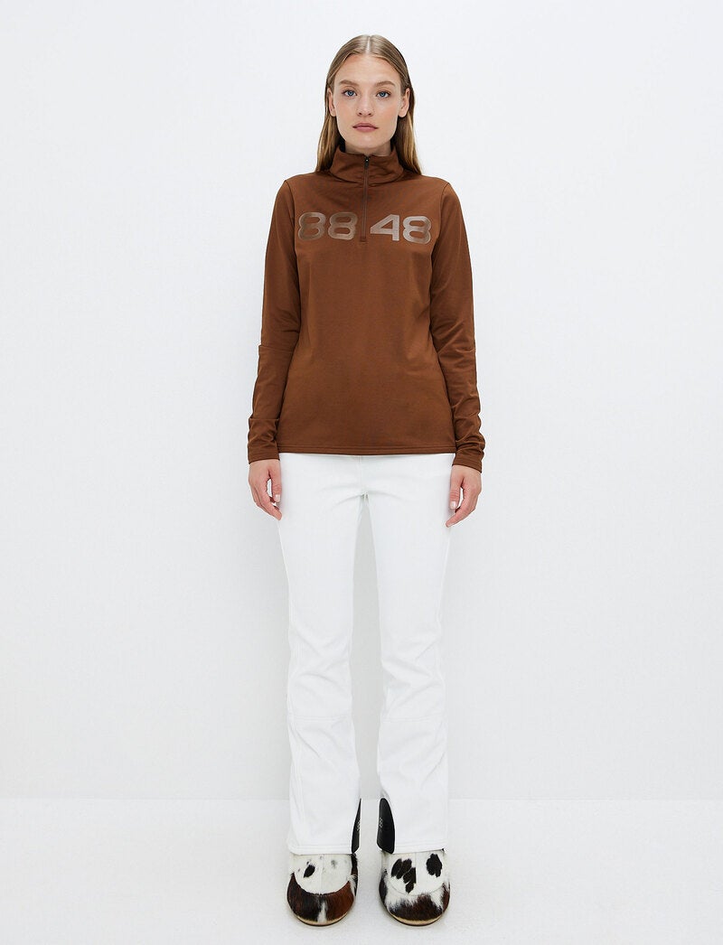 Hallie W Wool Sweat - Cashmere Brown