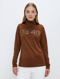 Hallie W Wool Sweat - Cashmere Brown
