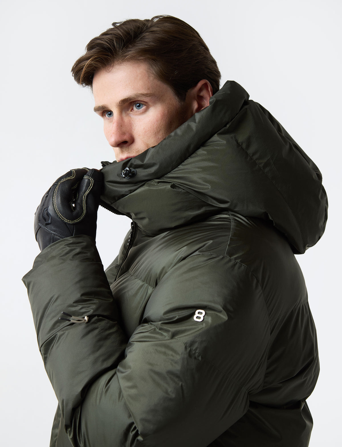 Logan Ski Puffer | Italian Green