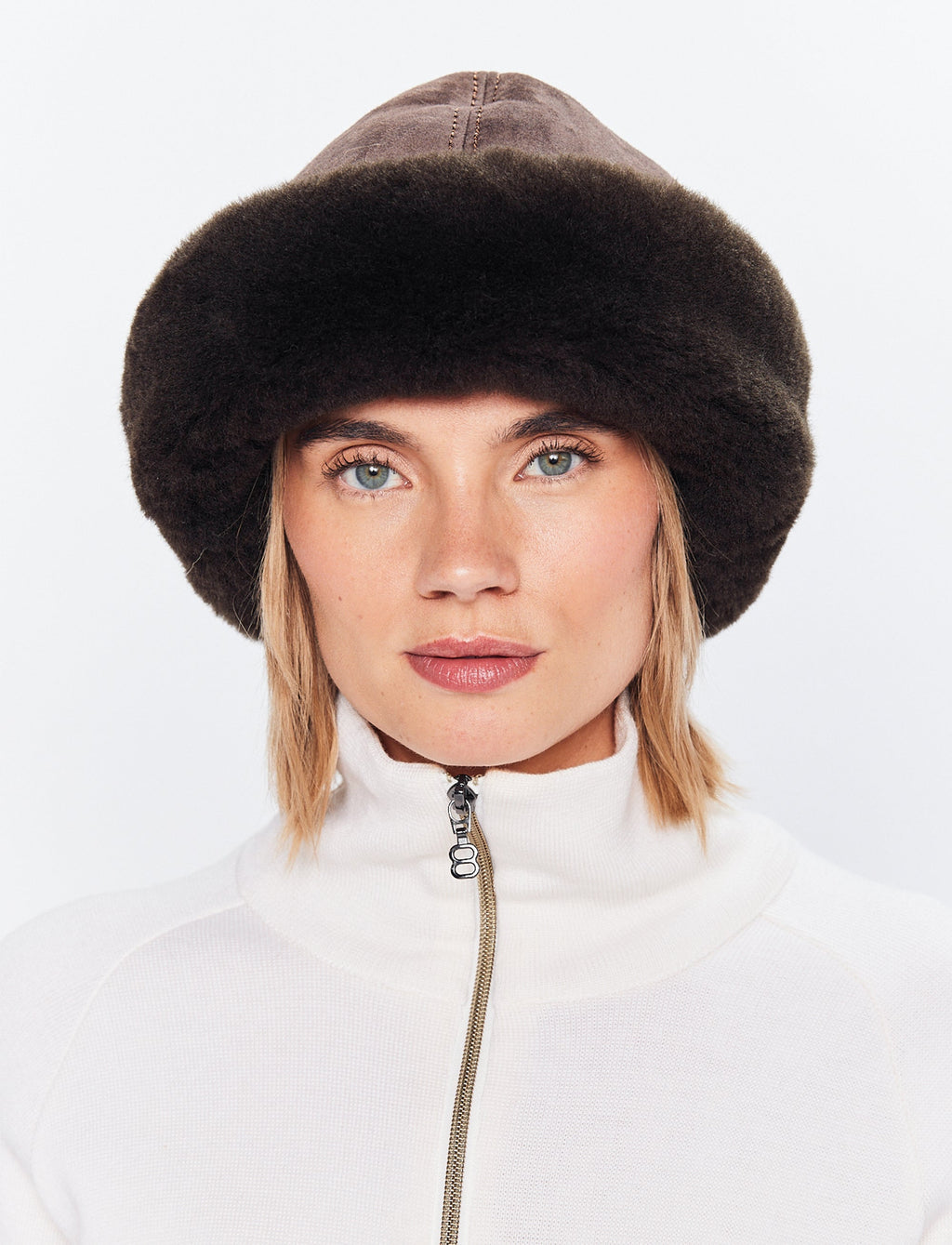 Lola Sherling Hat - Brown