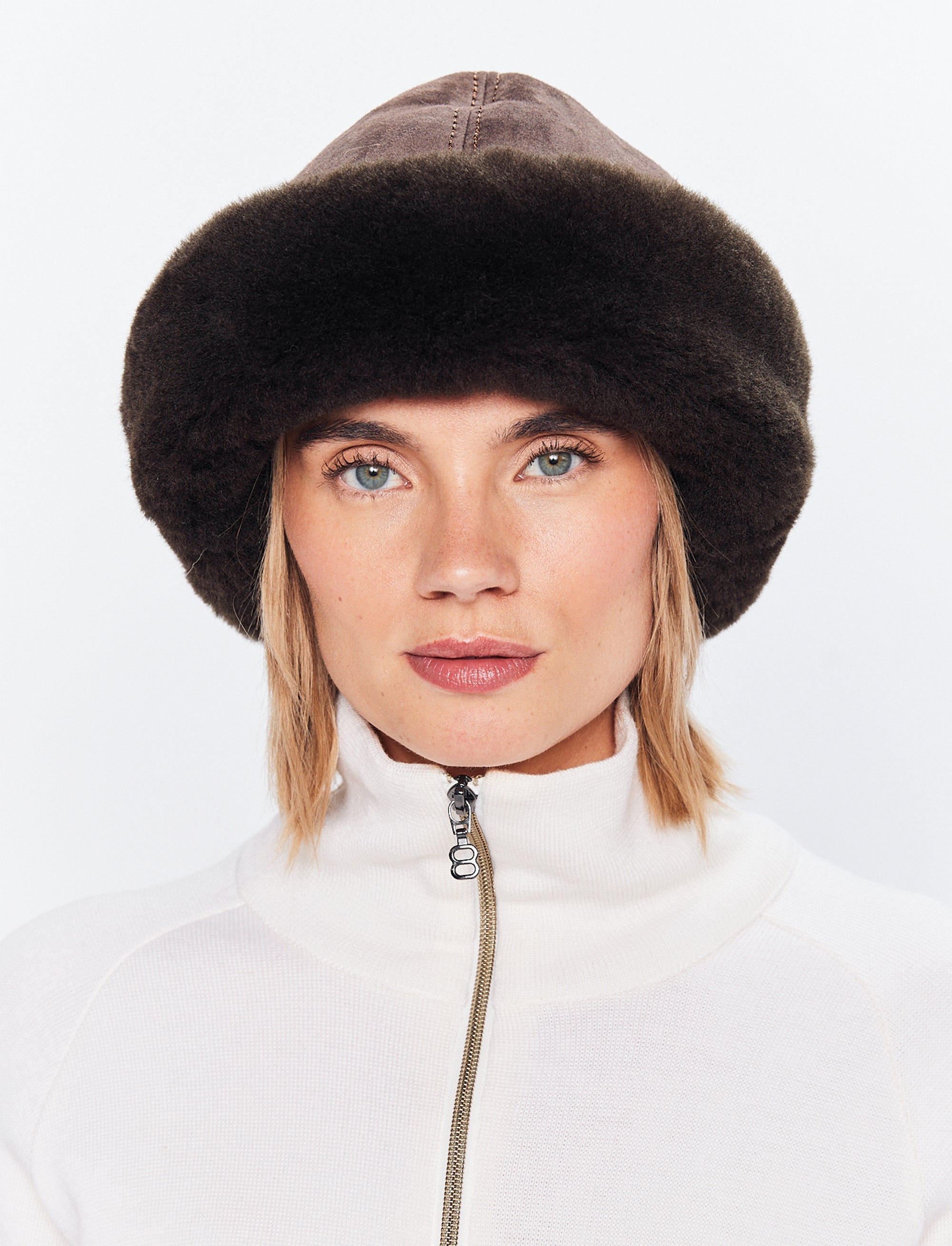 Lola Sherling Hat - Brown