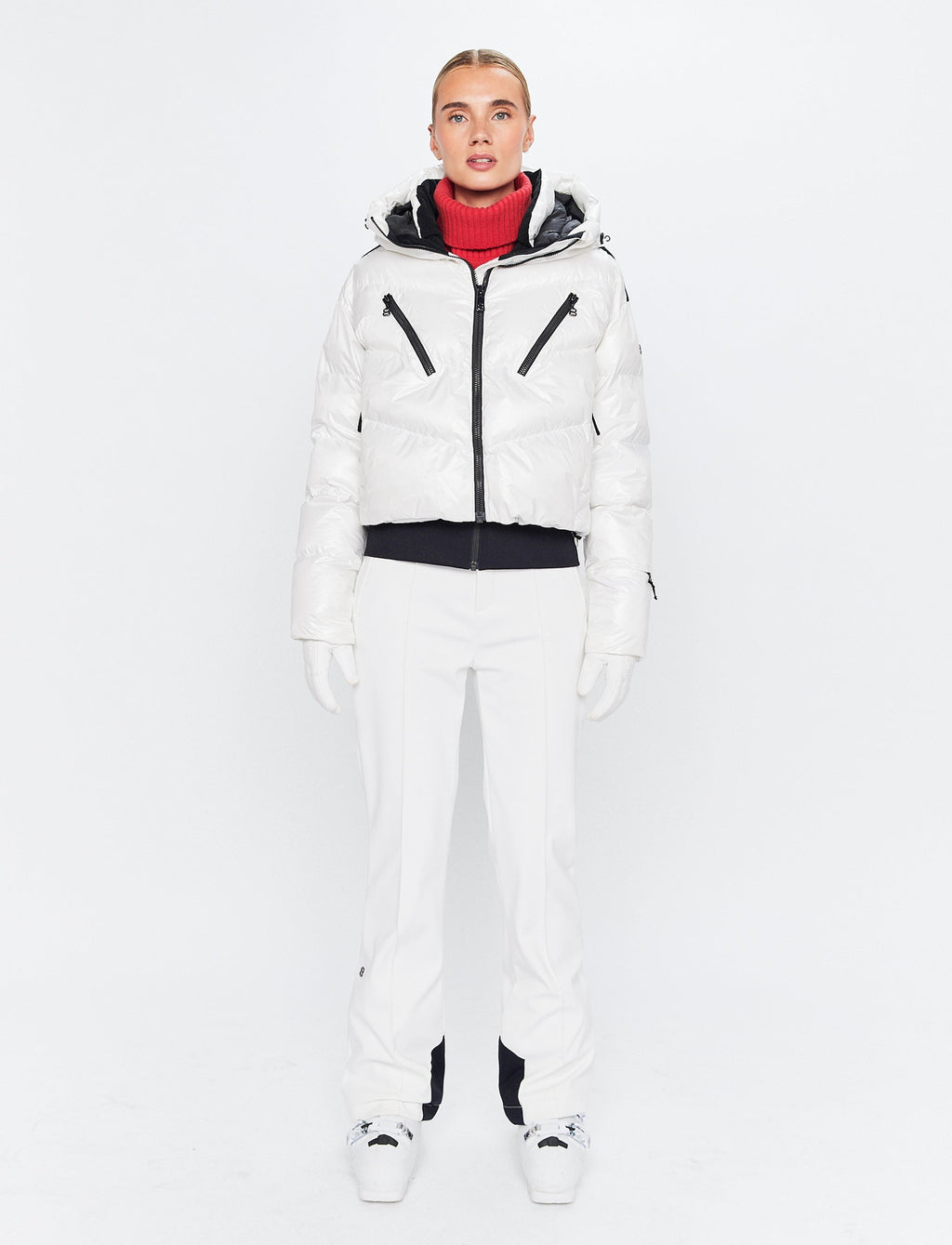 Noelle W Ski Puffer - Blanc