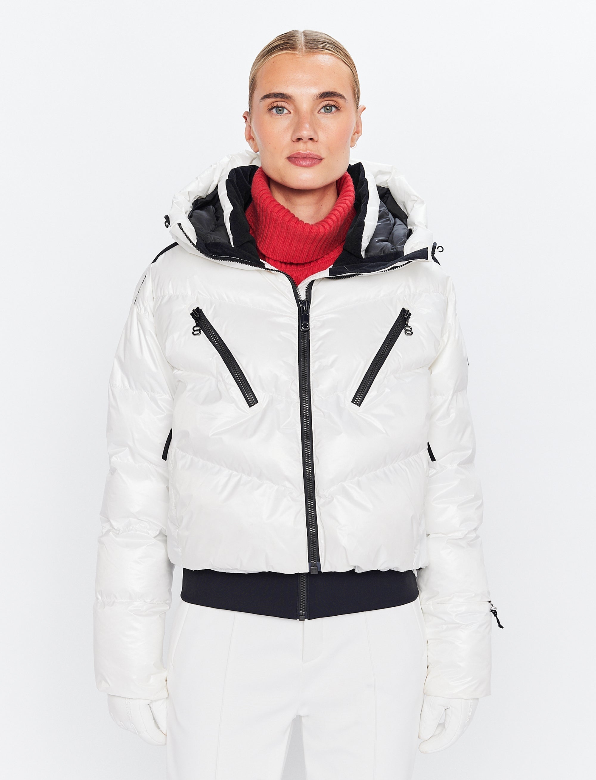 Noelle W Ski Puffer - Blanc