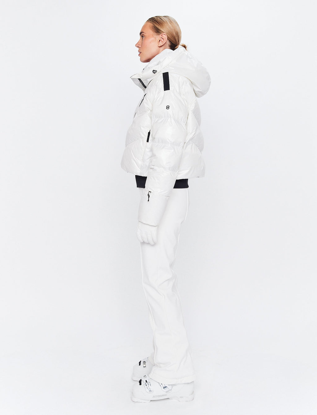 Noelle W Ski Puffer - Blanc