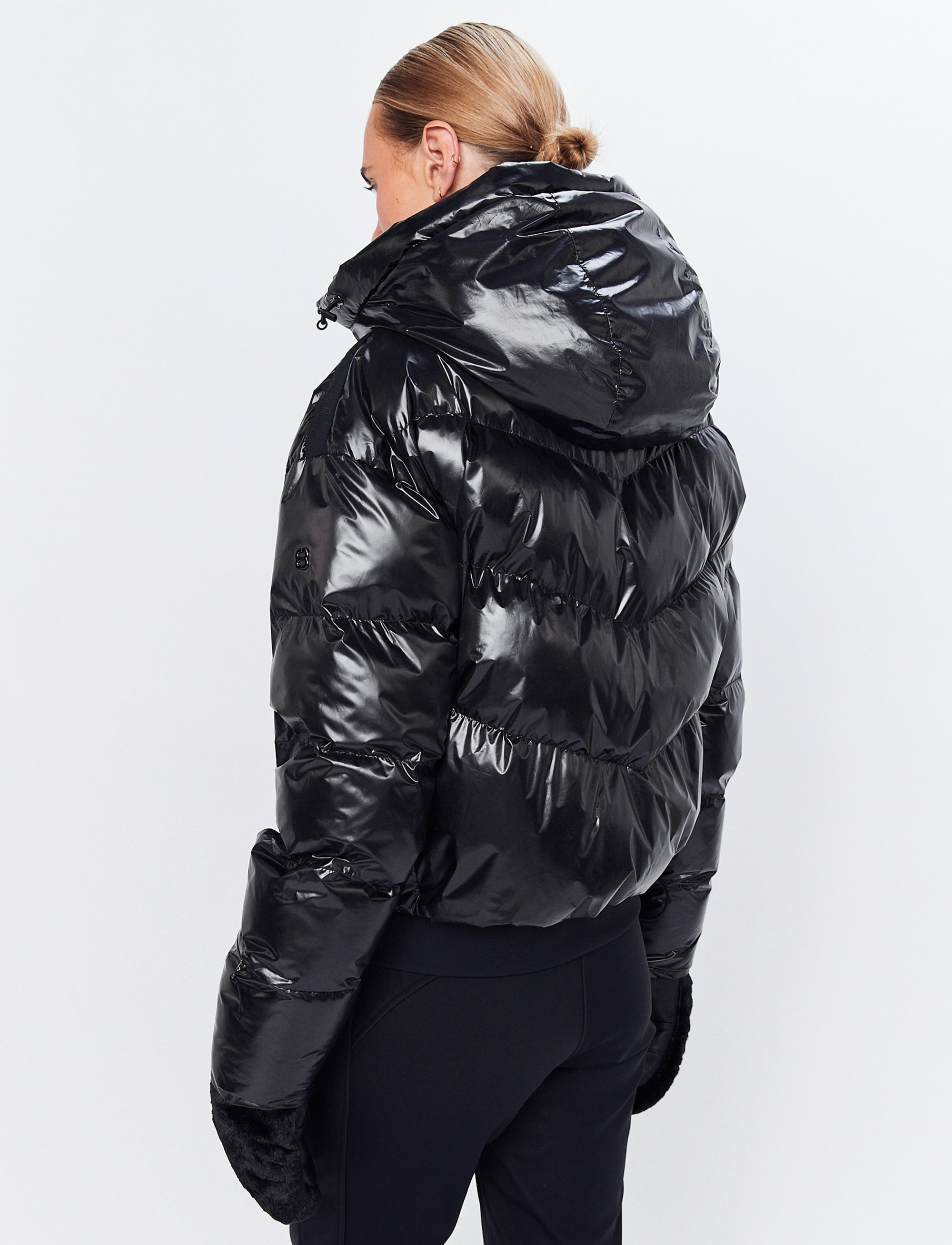 Noelle W Ski Puffer - Black