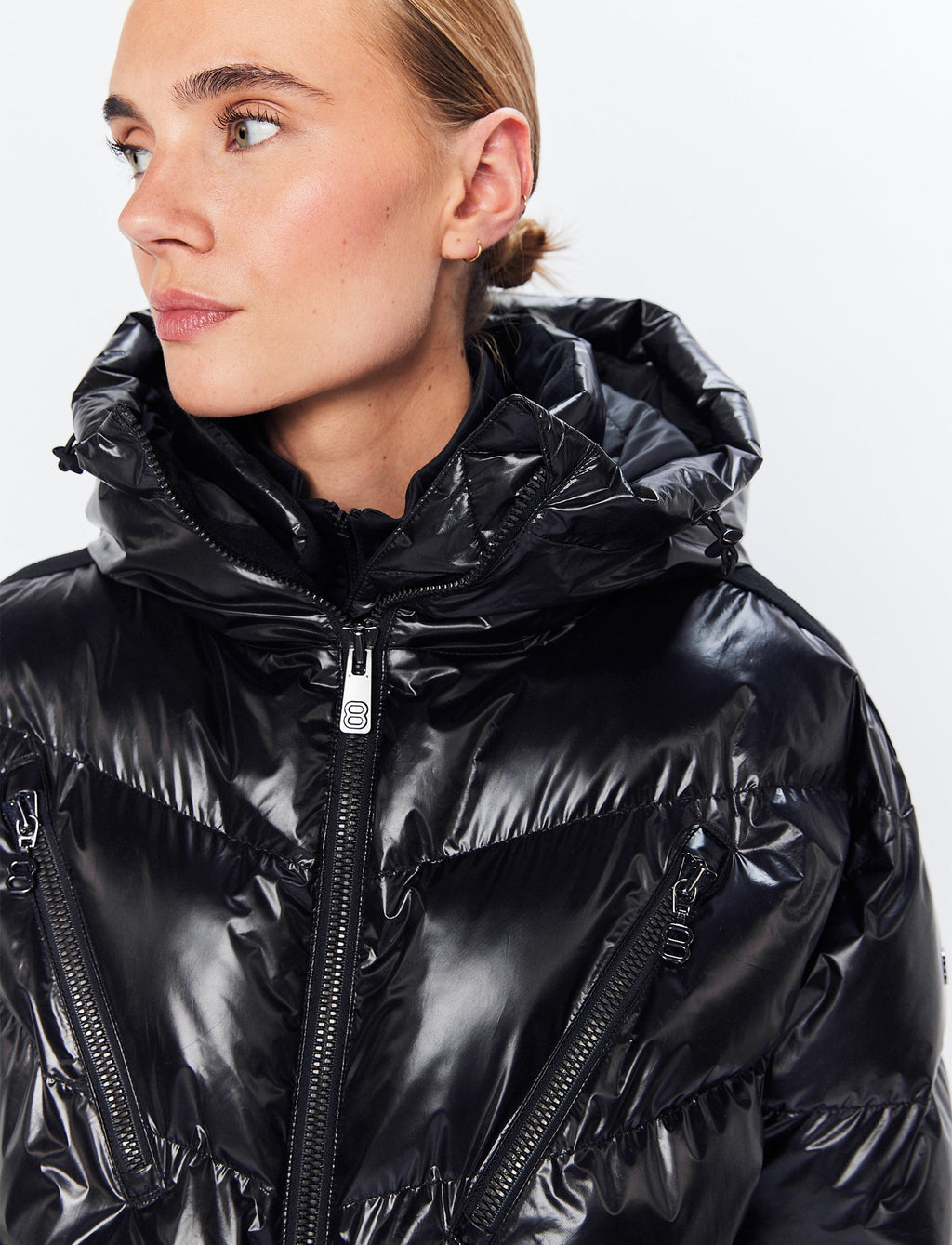 Noelle W Ski Puffer - Black