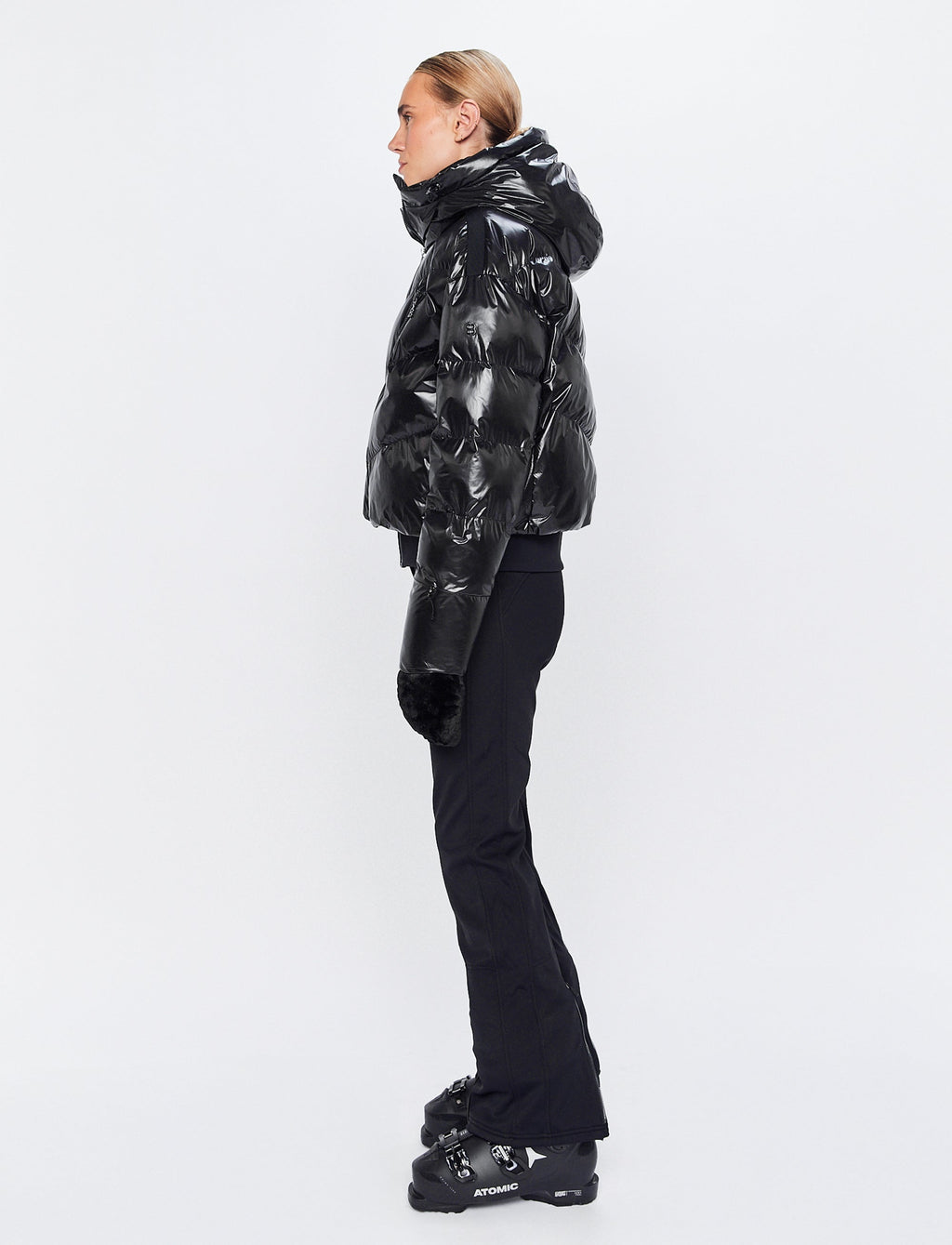 Noelle W Ski Puffer - Black