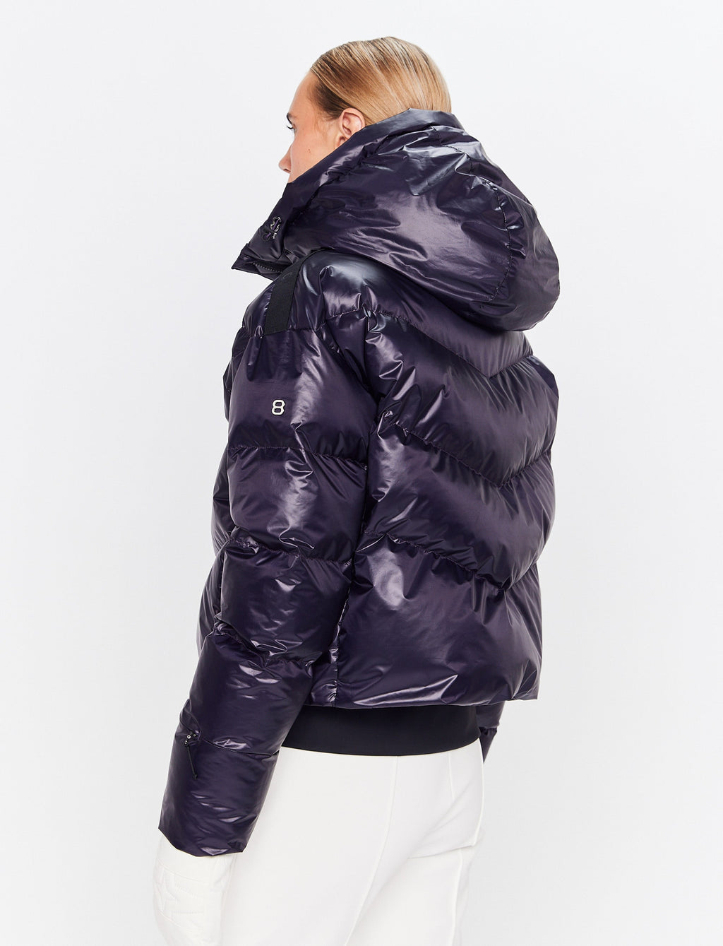 Noelle W Ski Puffer - Cosmos Plum