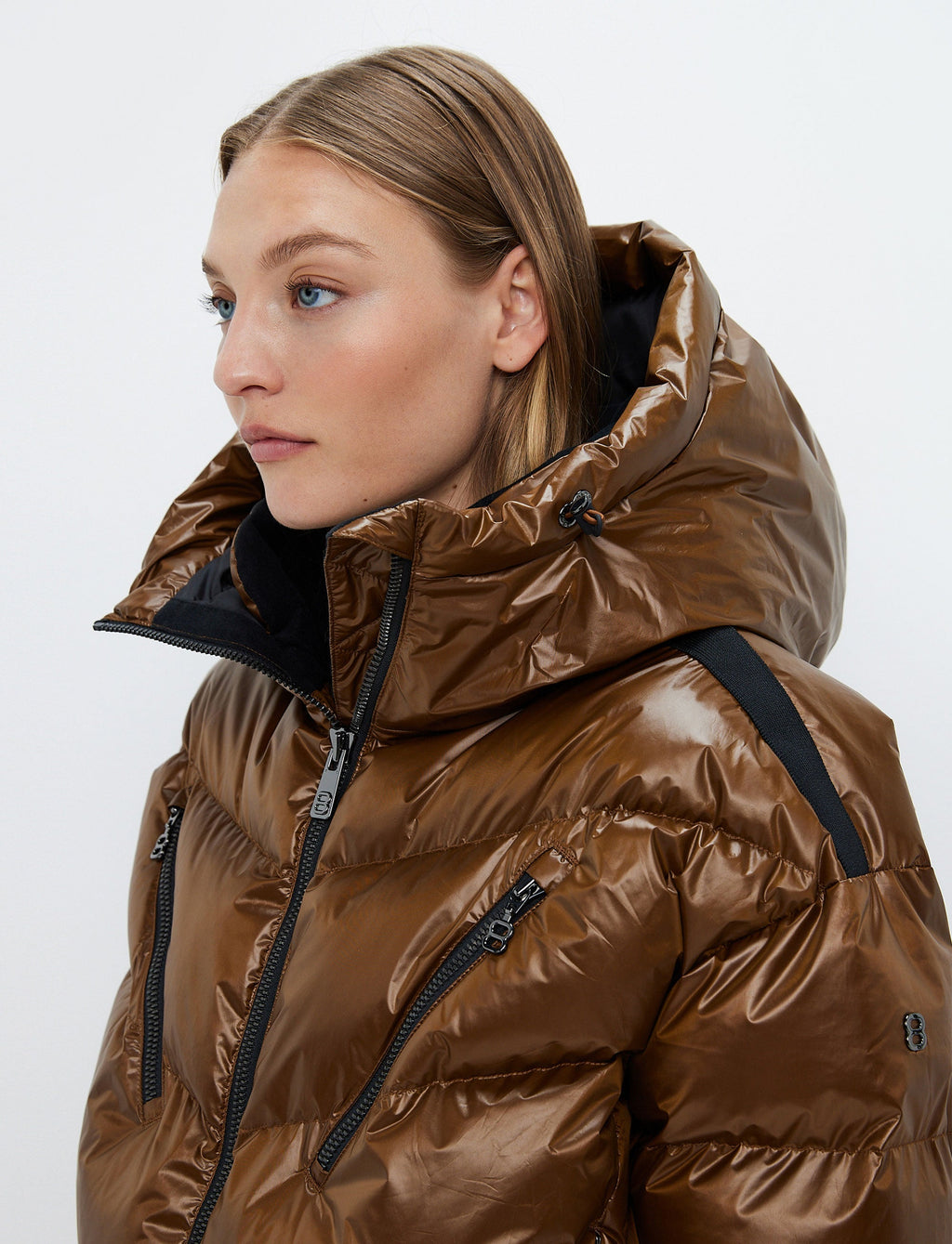 Noelle W Ski Puffer - Cashmere Brown