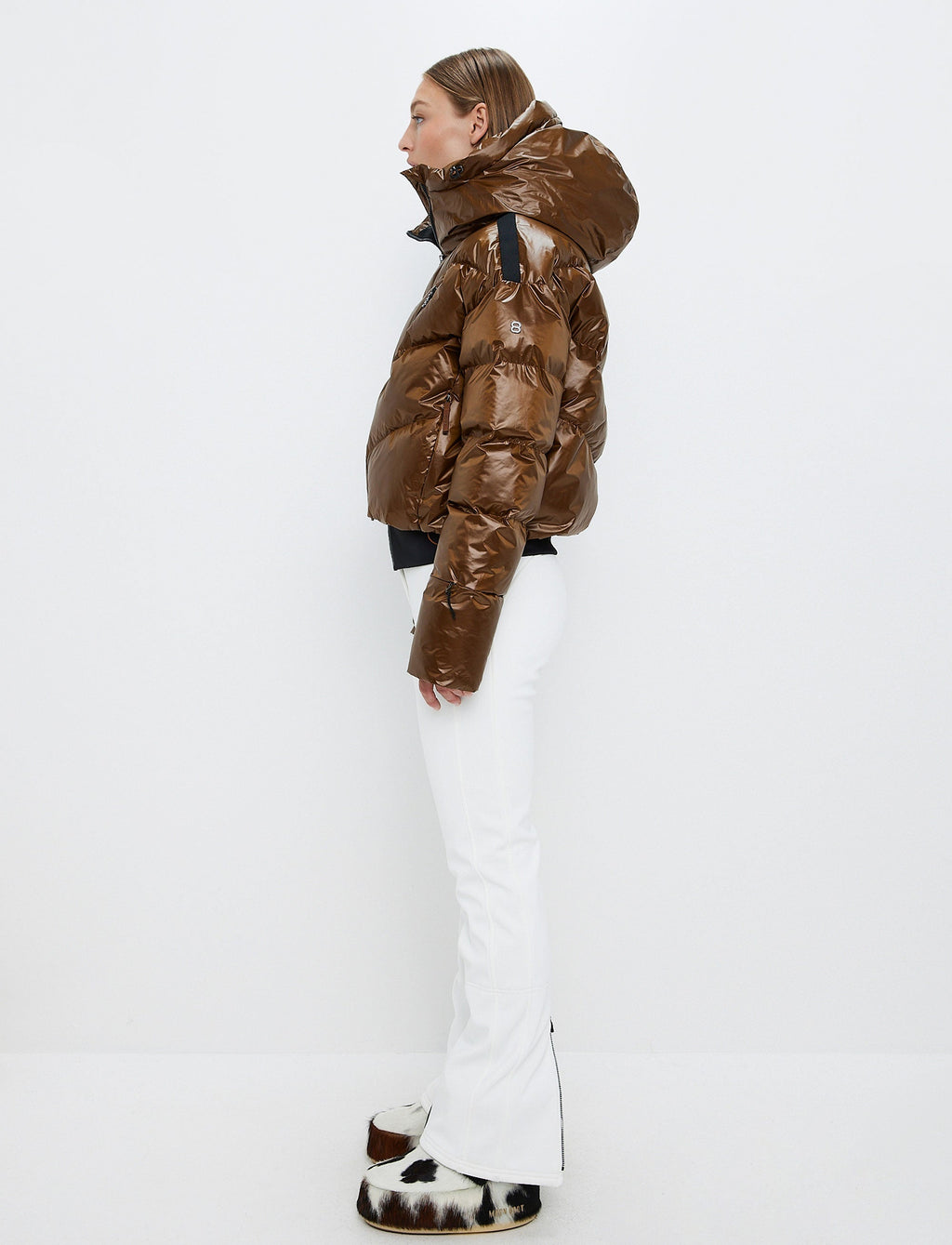 Noelle W Ski Puffer - Cashmere Brown