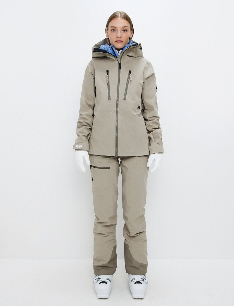 Chloe W Shell Pants - Lt Fallen Rock