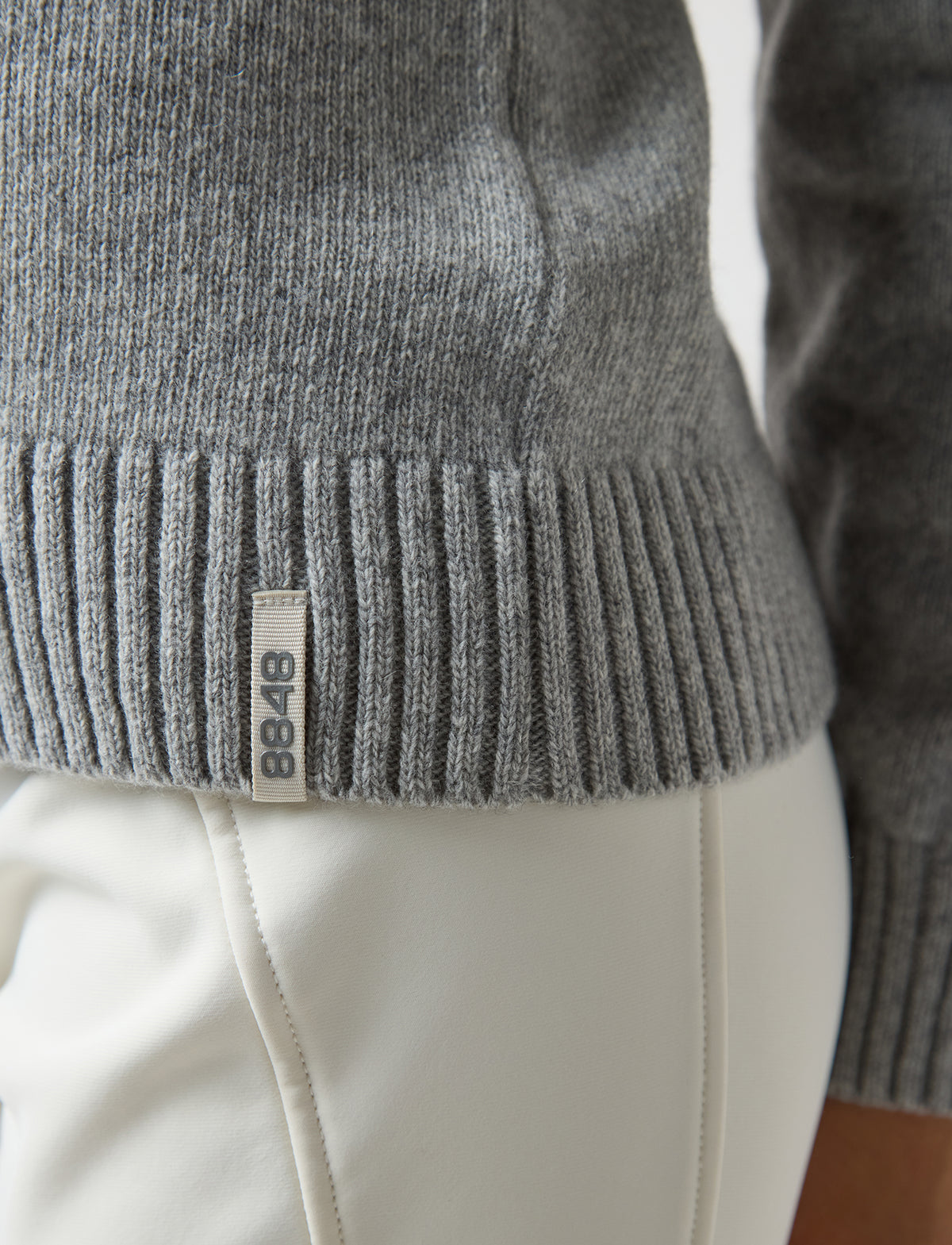 Sage Wollen Coltrui | Grey melange