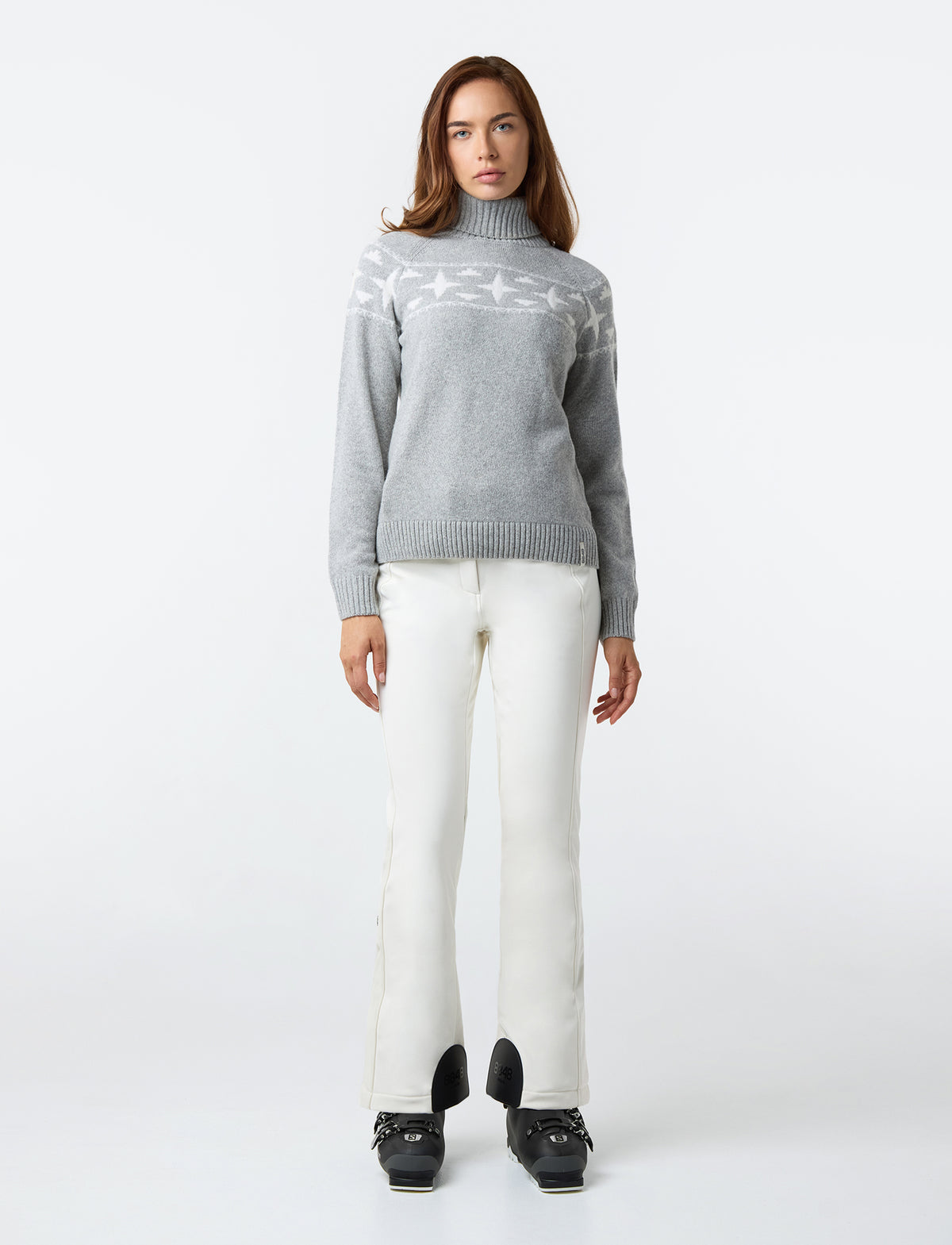 Sage Wollen Coltrui | Grey melange