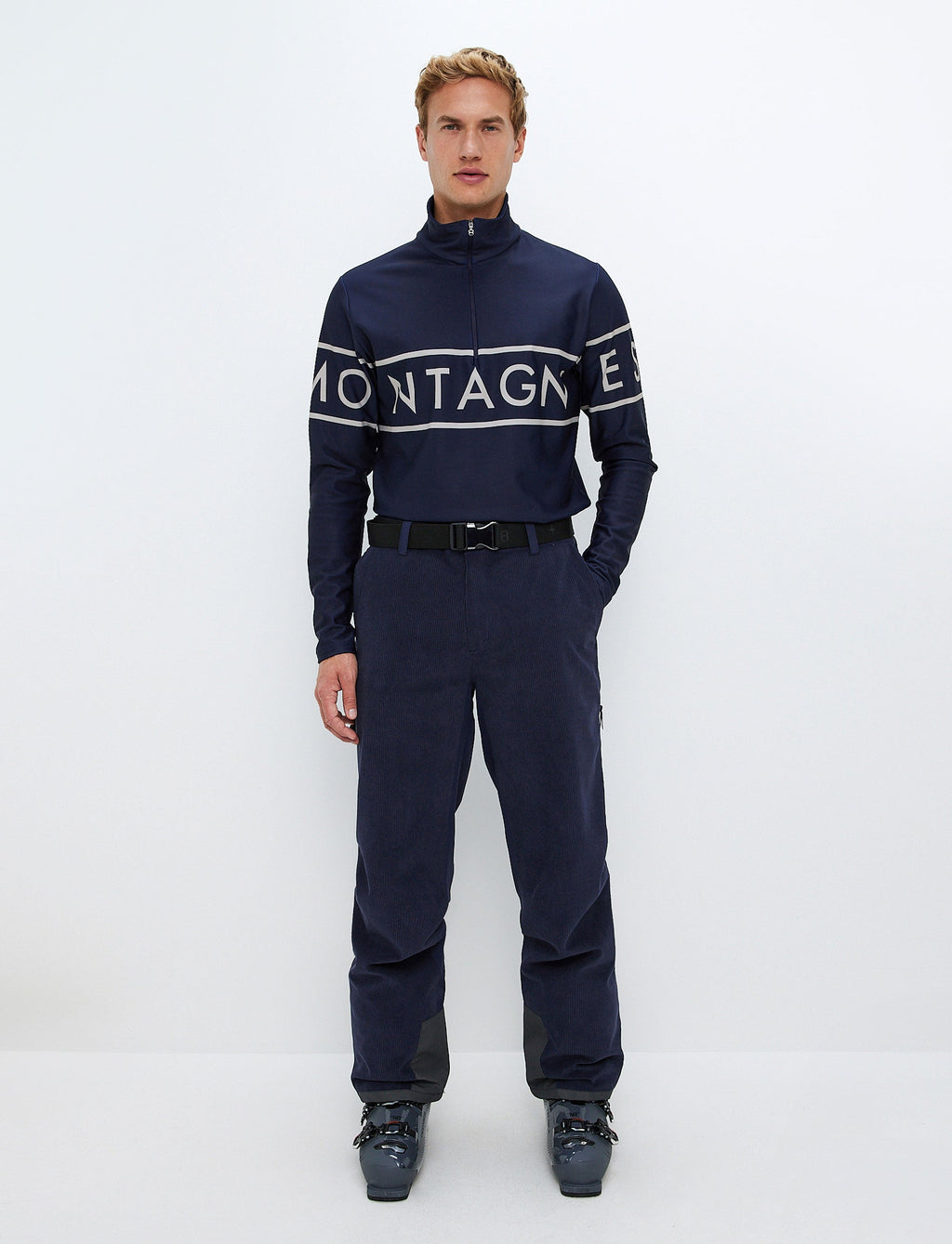 Tim Cord Ski Pants - Navy