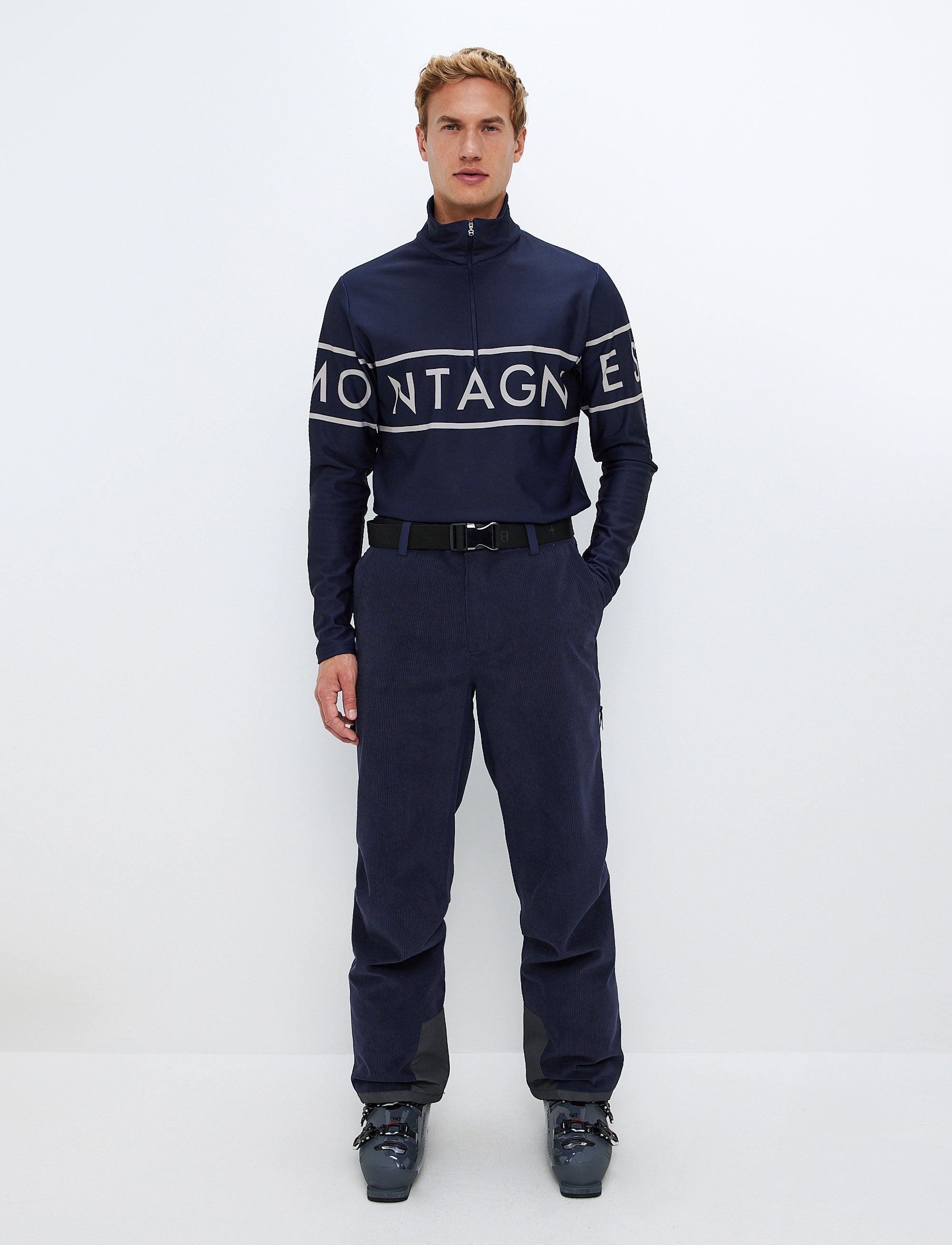 Tim Cord Ski Pants - Navy