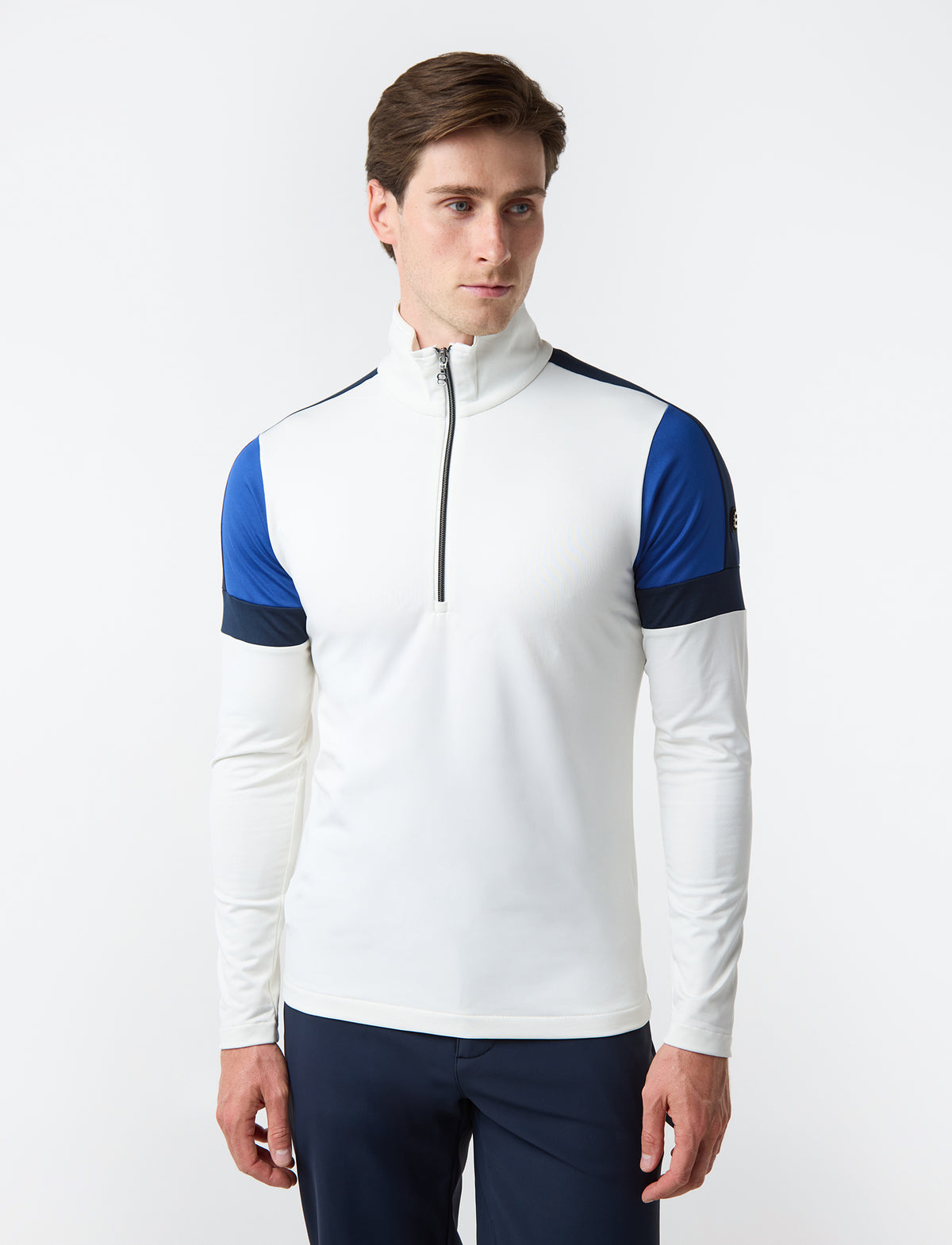Tord 1/2 Zip Pully | Blanc