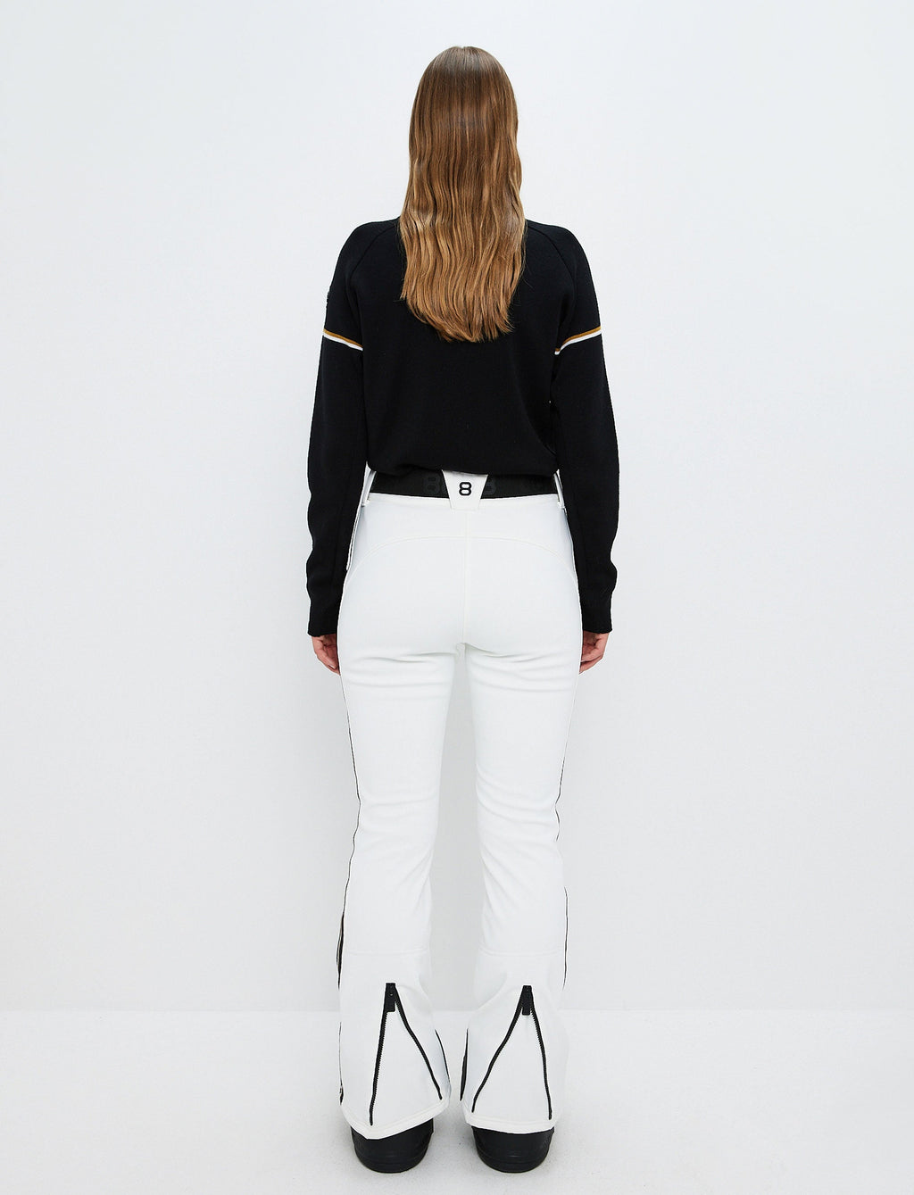 Tumblr Stripe Pants - Blanc