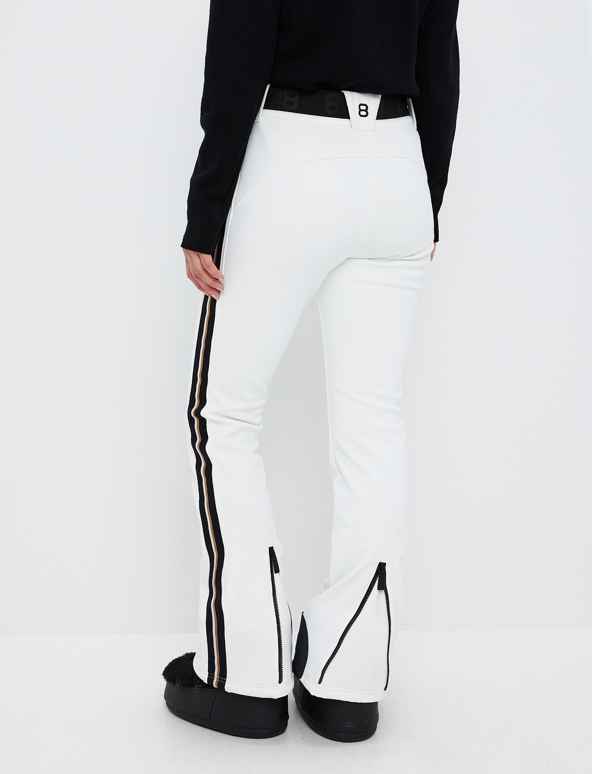 Tumblr Stripe Pants - Blanc