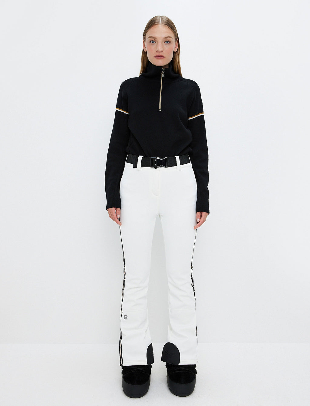 Tumblr Stripe Pants - Blanc