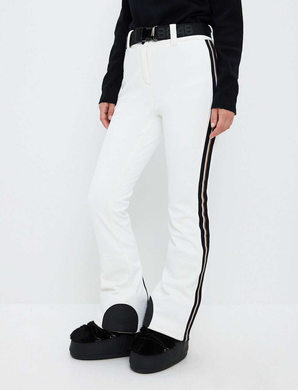 Tumblr Stripe Pants - Blanc