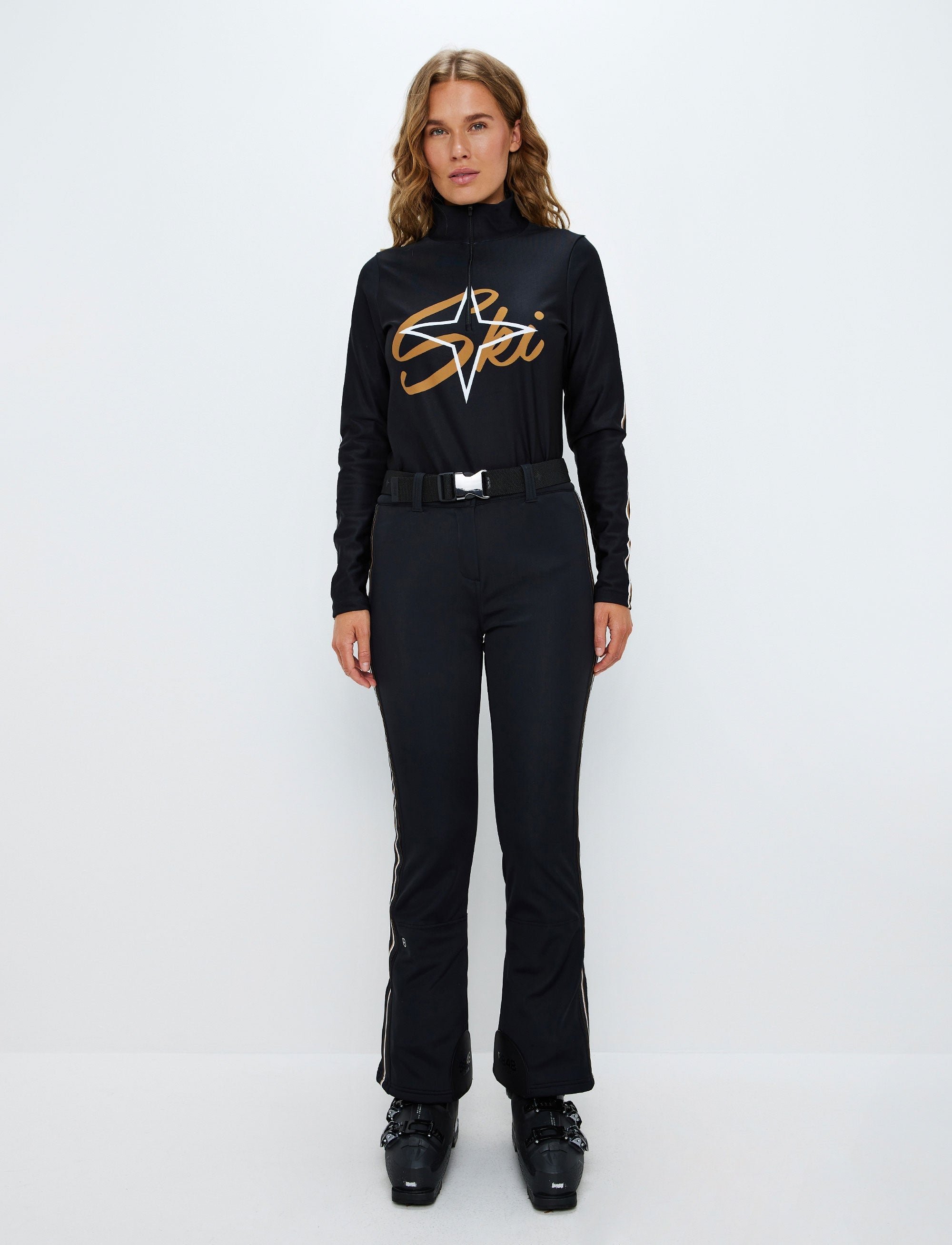 Tumblr Stripe Pants - Black
