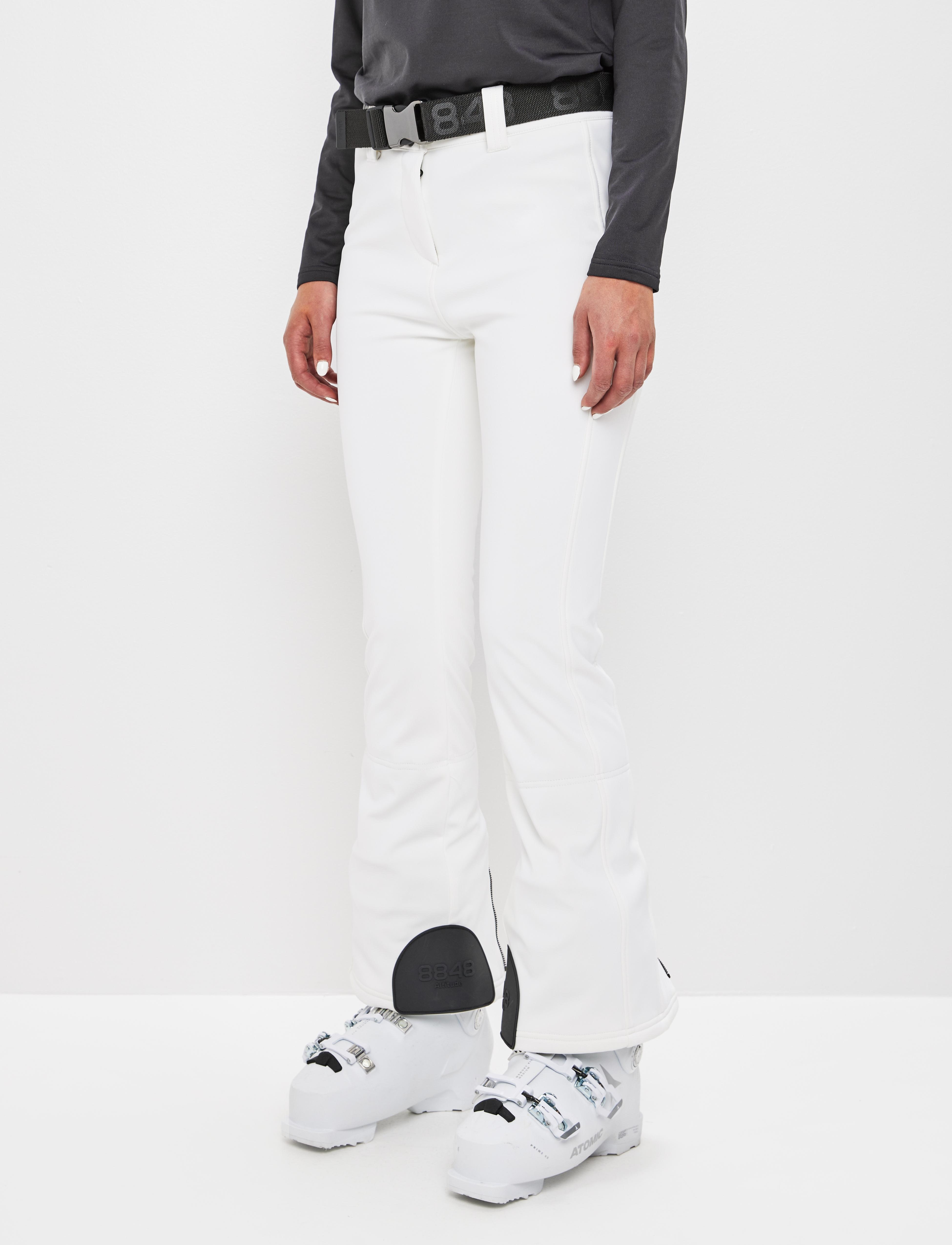 Tumblr W Pant Blanc - White ski pant women slim fit