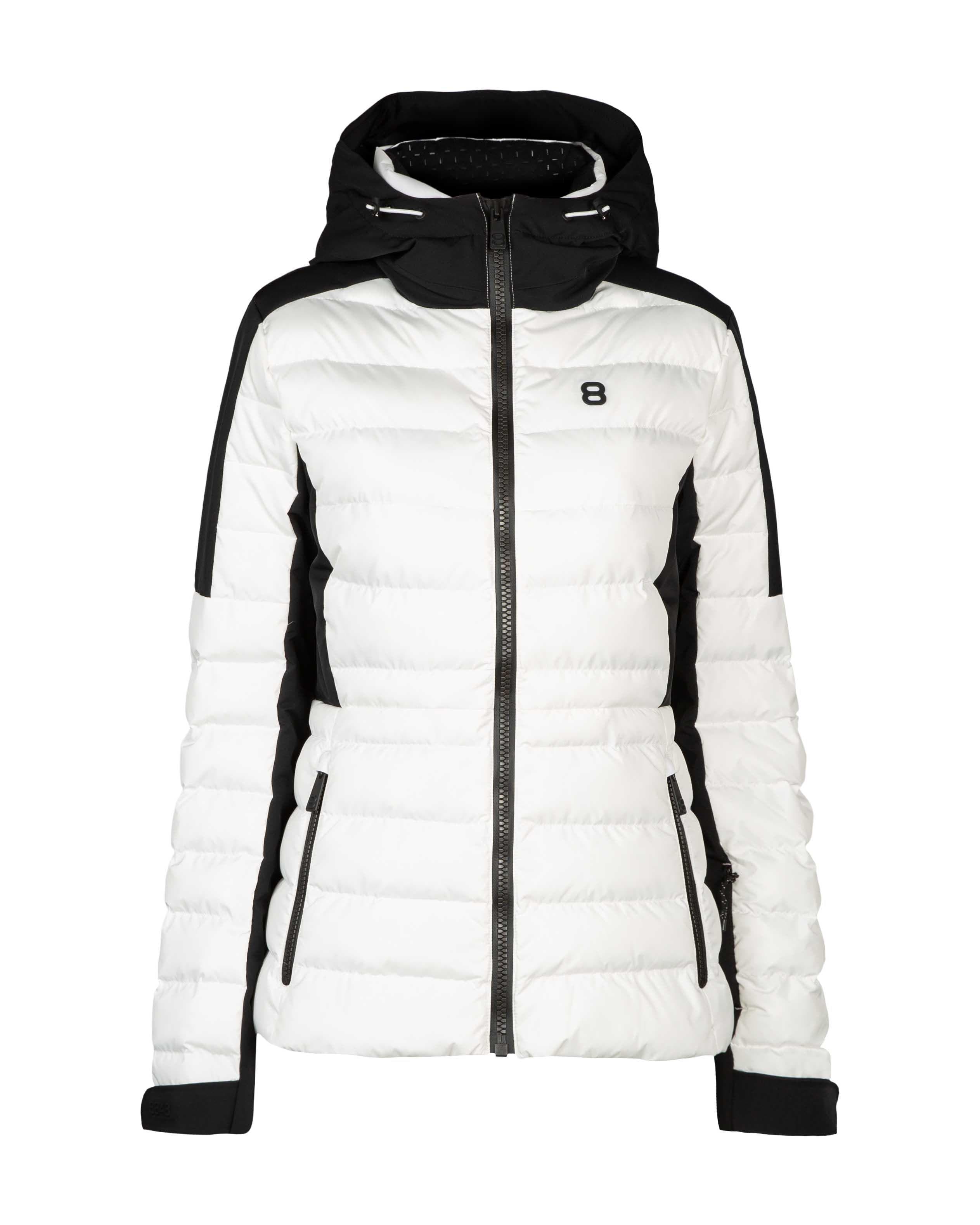 Anoesjka W Jacket Blanc - Weiße Ski Jacke Damen