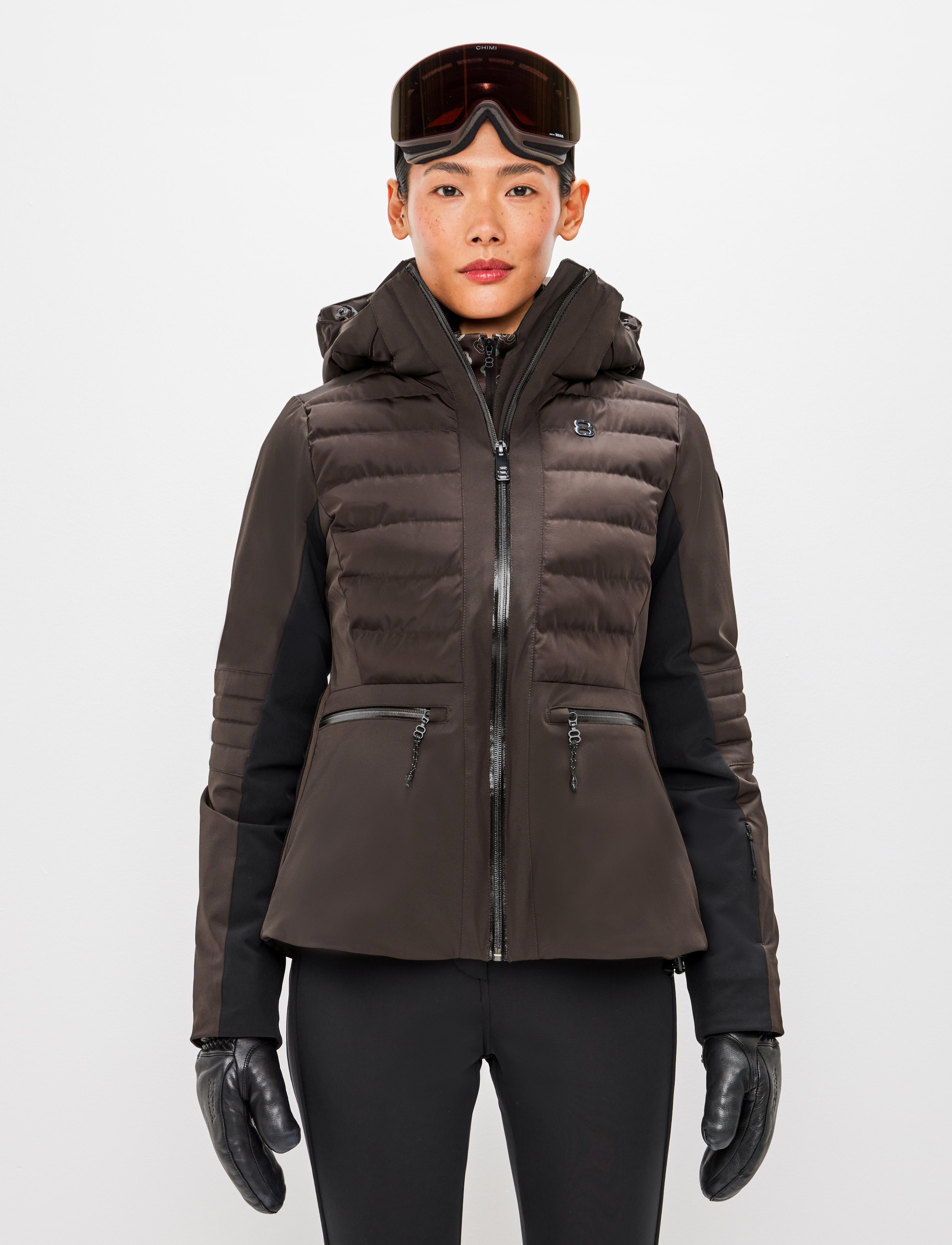 Cristal W Jacket Coffea - Brown ski jacket women