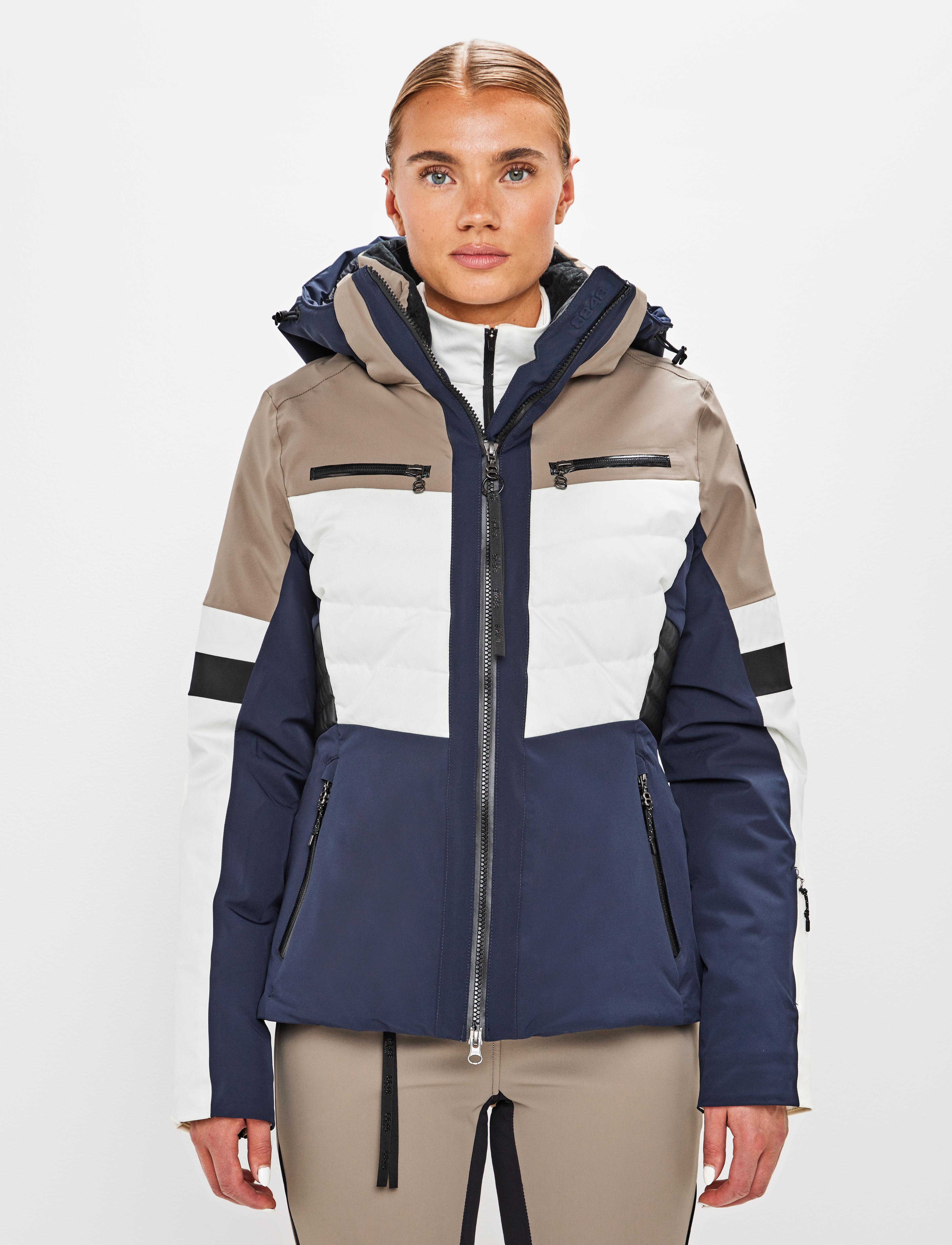 Zena W Jacket Fallen rock - Beige ski jacket women