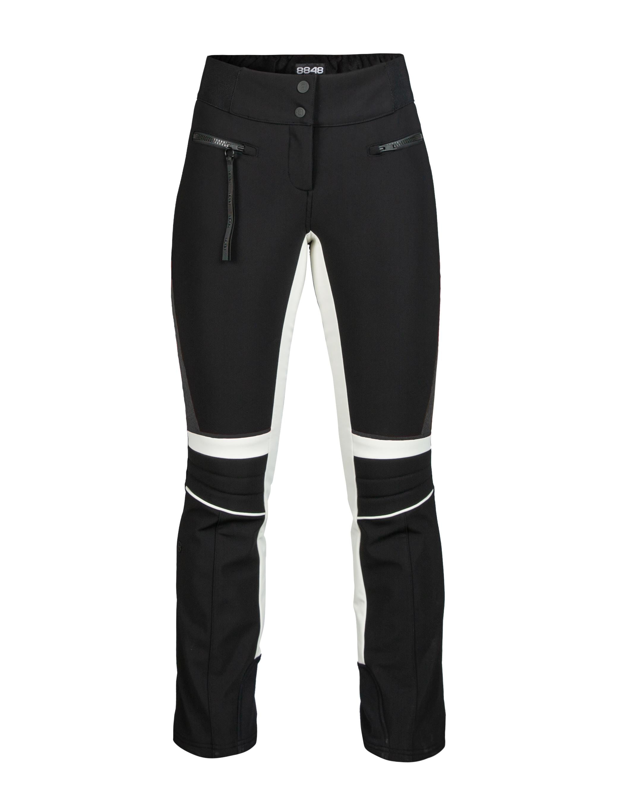 Adela W Pant Black/Grey - Black grey ski pant women
