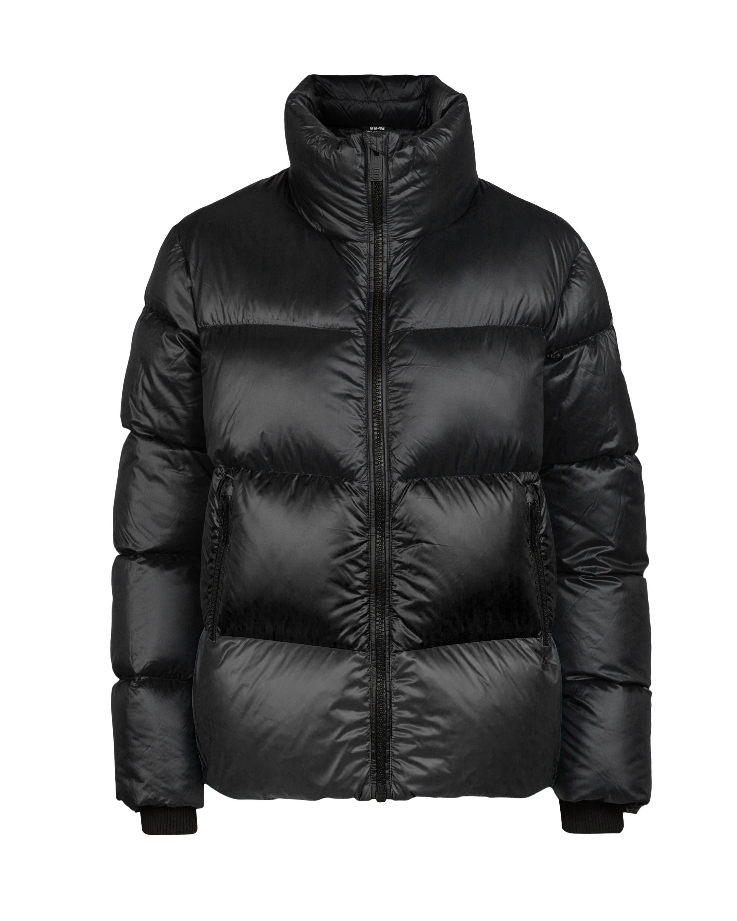 Mila W Jacket Black/Black - Short black down jacket